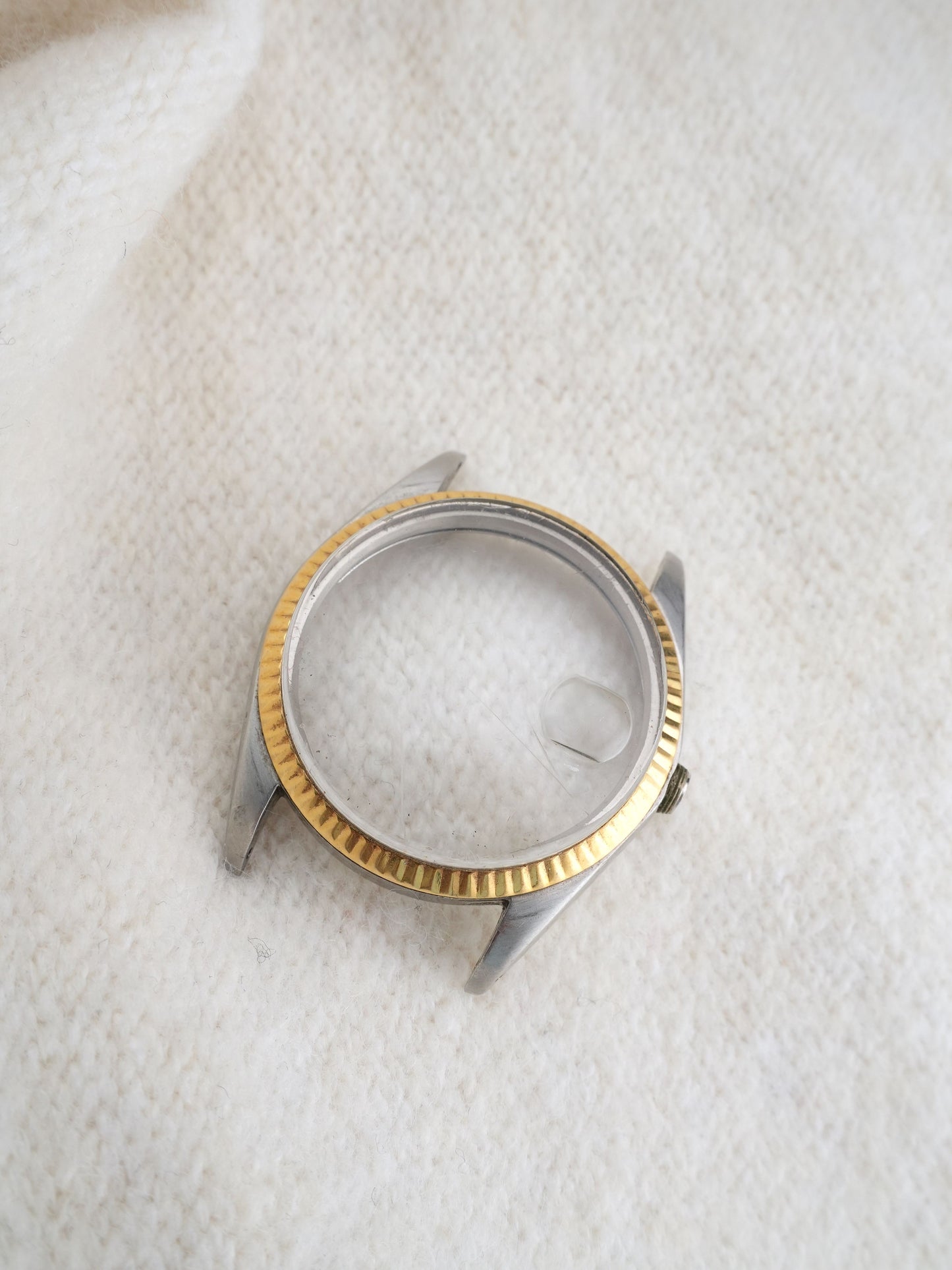 Rolex case 1601/3 including 14ct bezel for Datejust