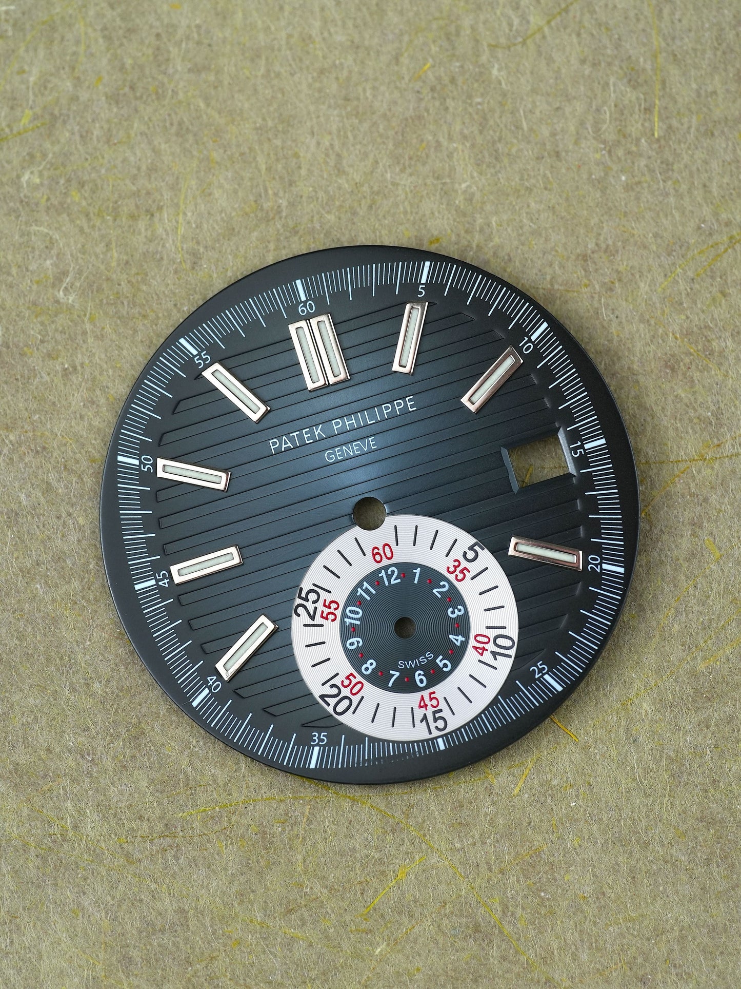 Patek Philippe Zifferblatt blau für Nautilus 5980/1A-001 Stahl