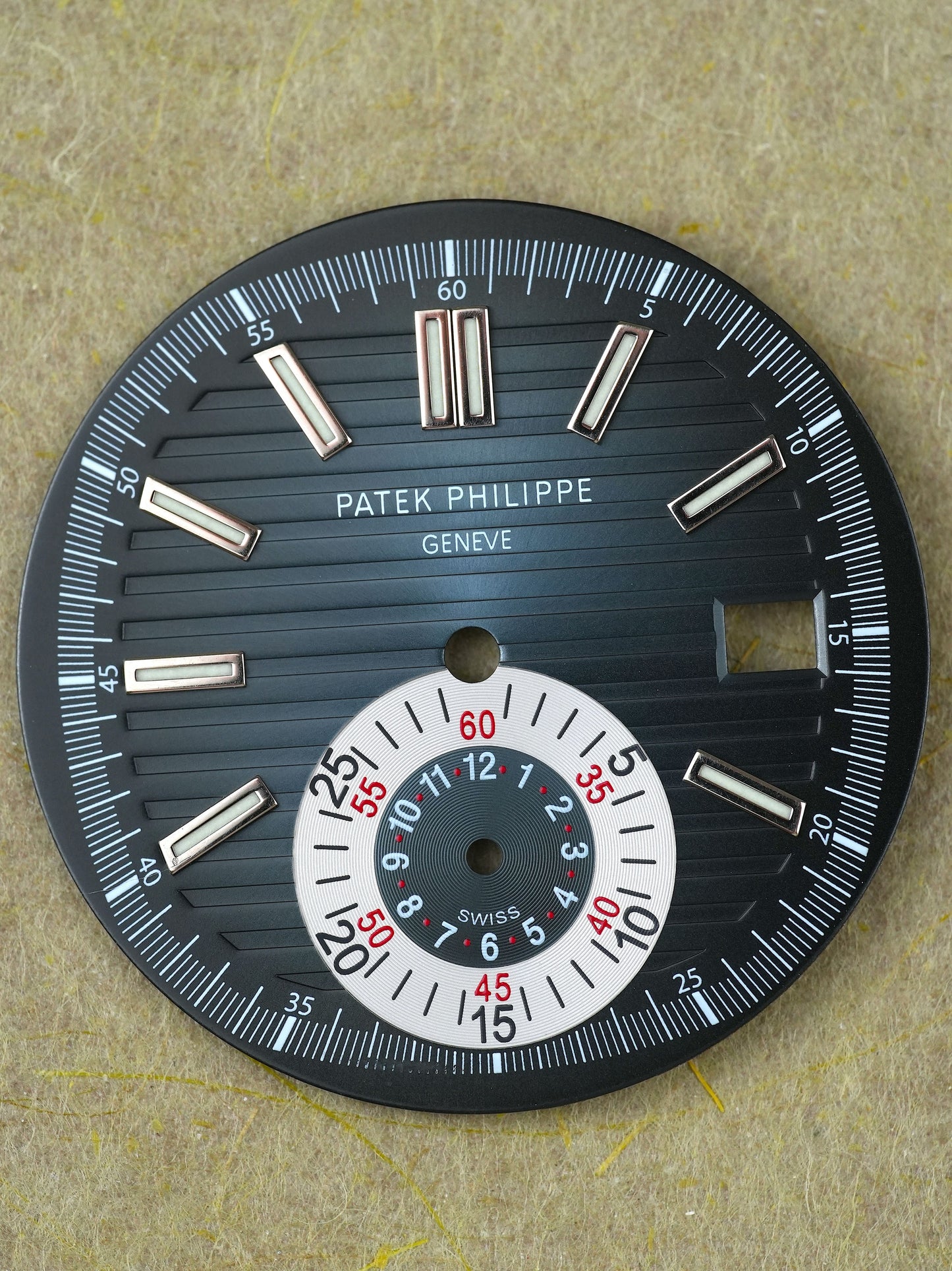 Patek Philippe Zifferblatt blau für Nautilus 5980/1A-001 Stahl