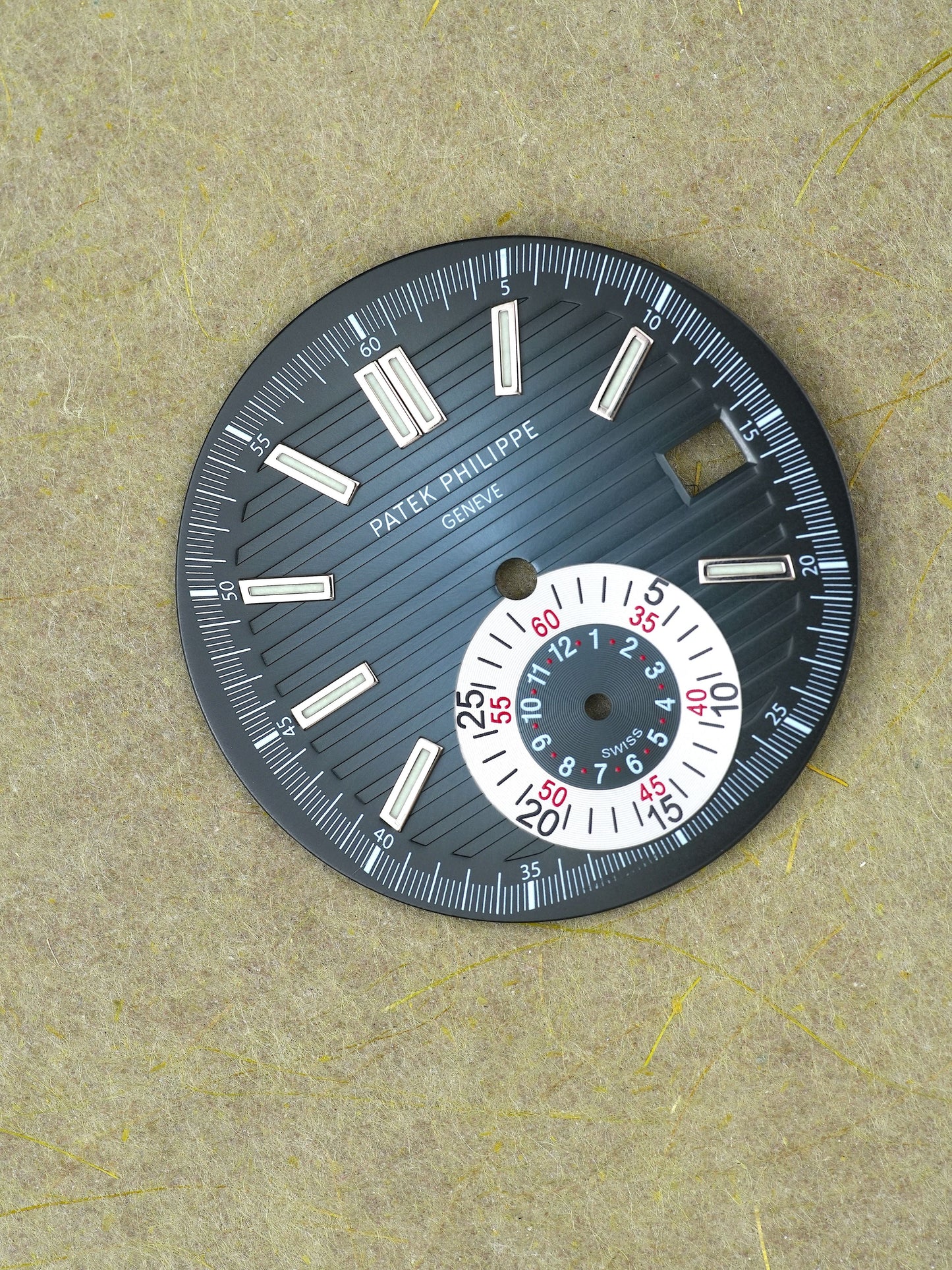 Patek Philippe Zifferblatt blau für Nautilus 5980/1A-001 Stahl