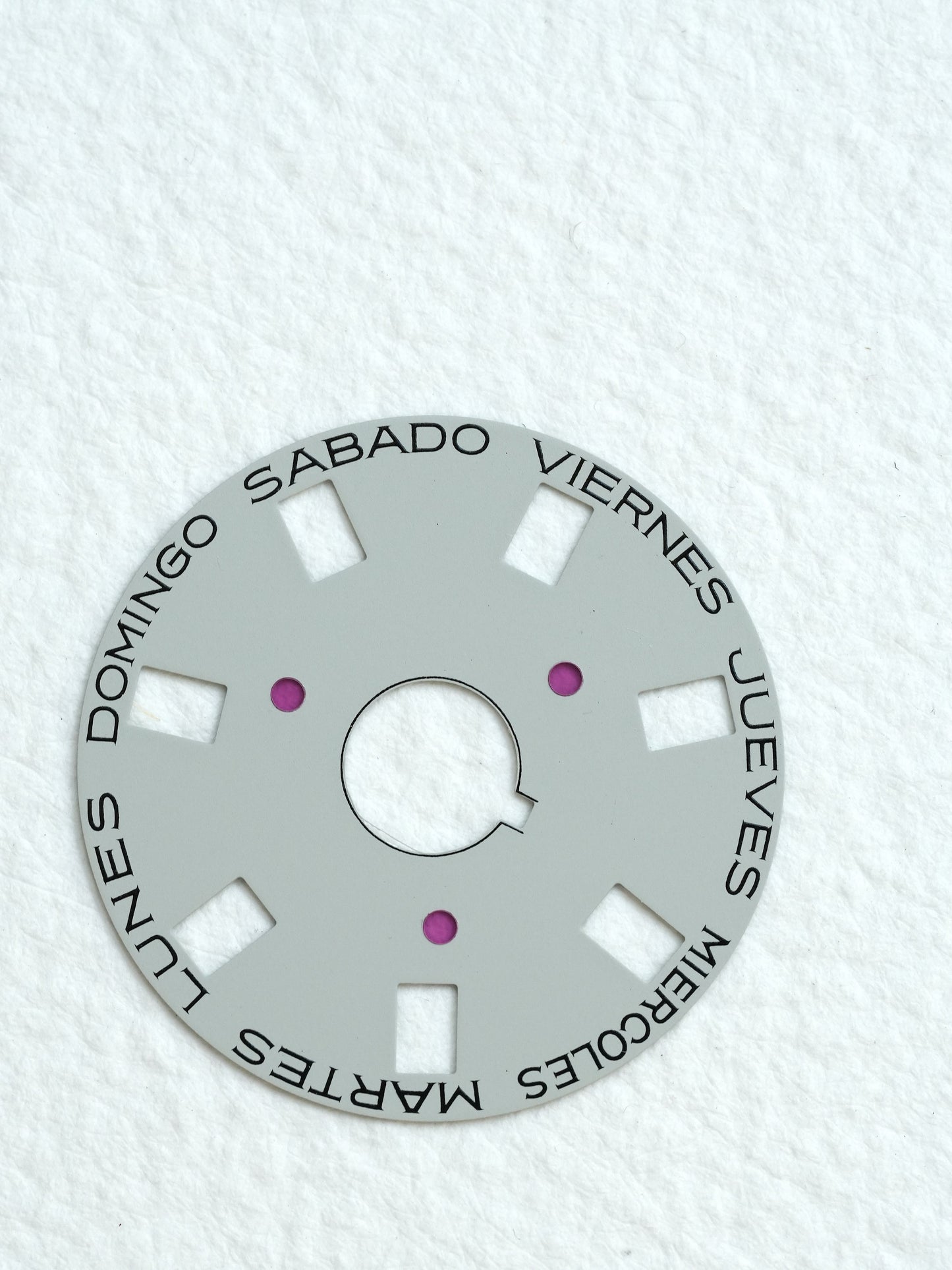 Rolex NOS Day Disc  "Spanish" grey for Caliber 1803 Day Date