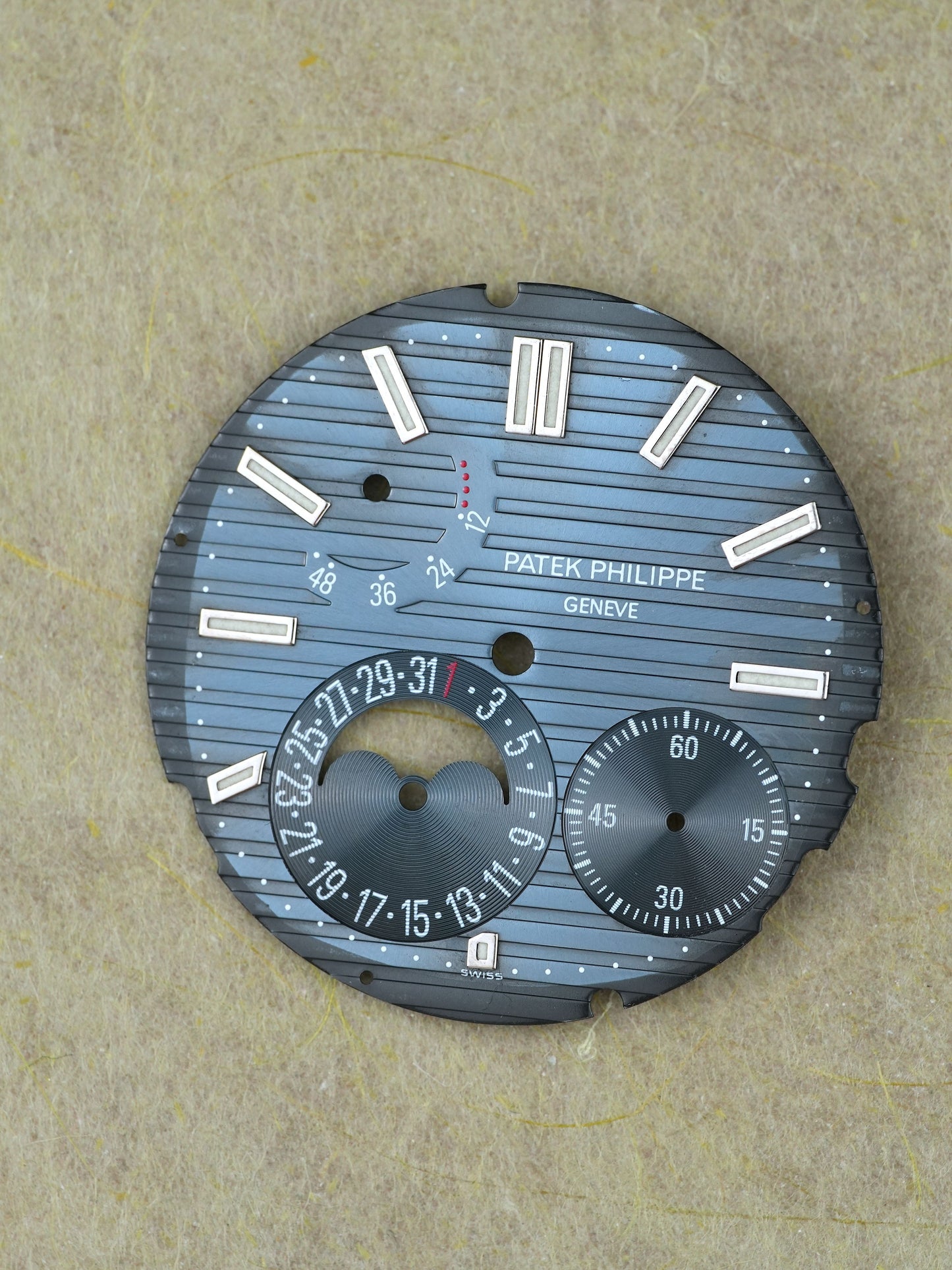 Patek Philippe Zifferblatt blau "Faded blue" für Nautilus 5712a Stahl