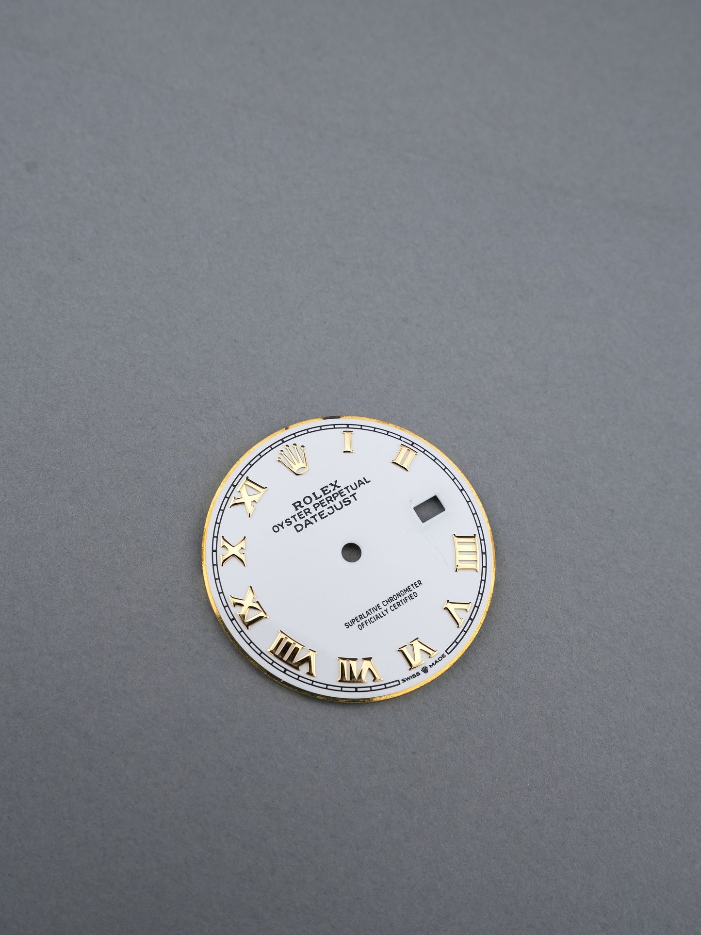 Rolex Zifferblatt Weiß „White Roman“ für Datejust 36 mm Ref. 126223