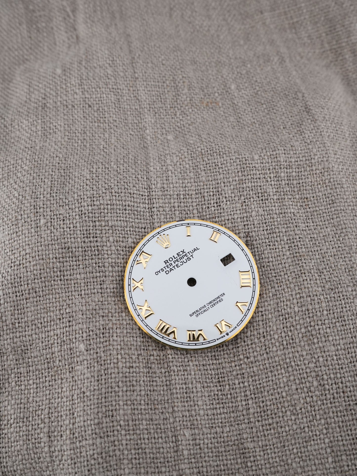 Rolex Zifferblatt Weiß „White Roman“ für Datejust 36 mm Ref. 126223