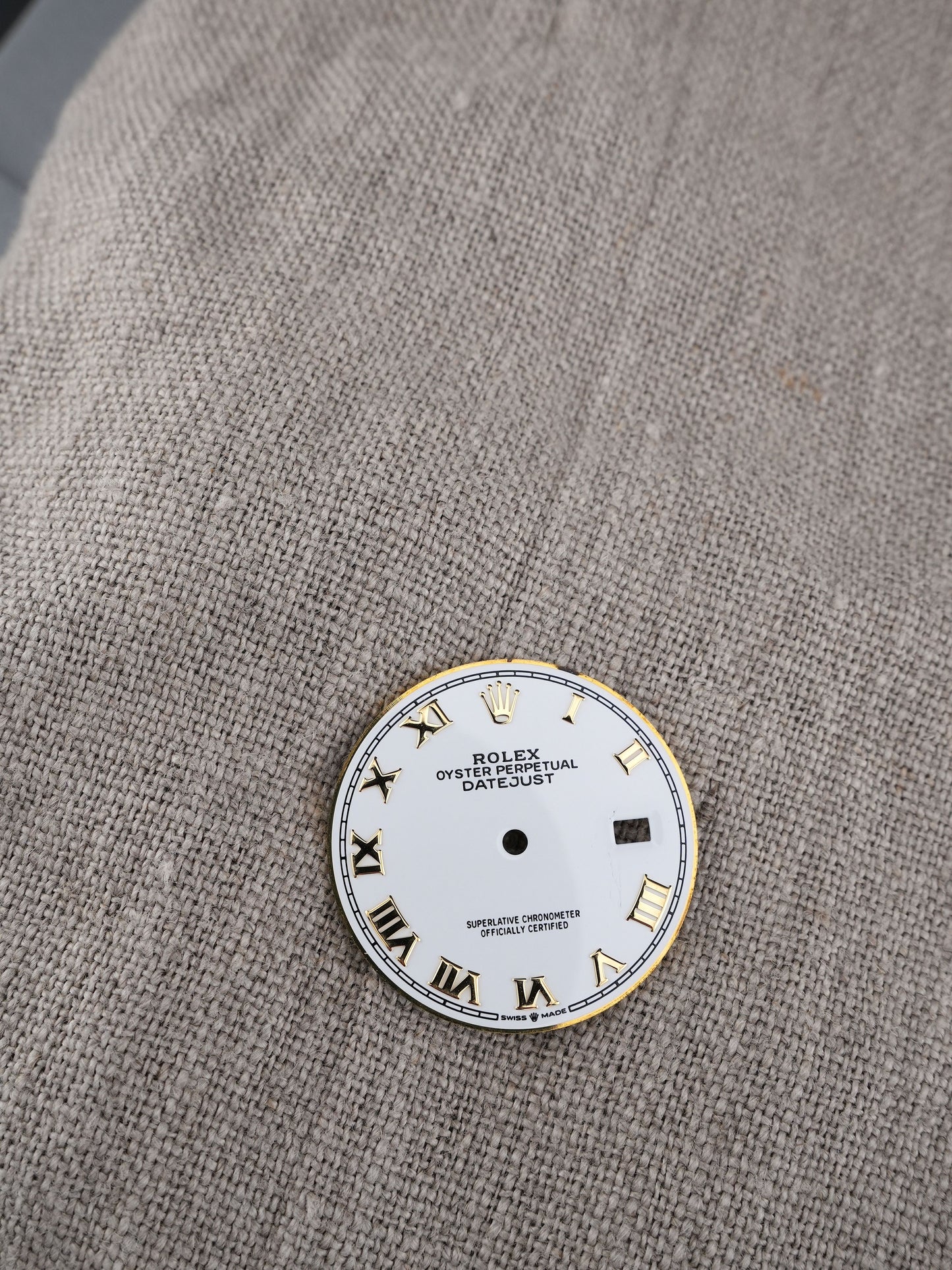 Rolex Zifferblatt Weiß „White Roman“ für Datejust 36 mm Ref. 126223