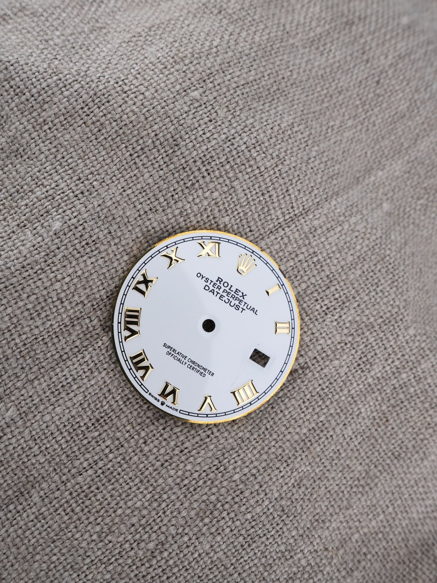 Rolex Zifferblatt Weiß „White Roman“ für Datejust 36 mm Ref. 126223