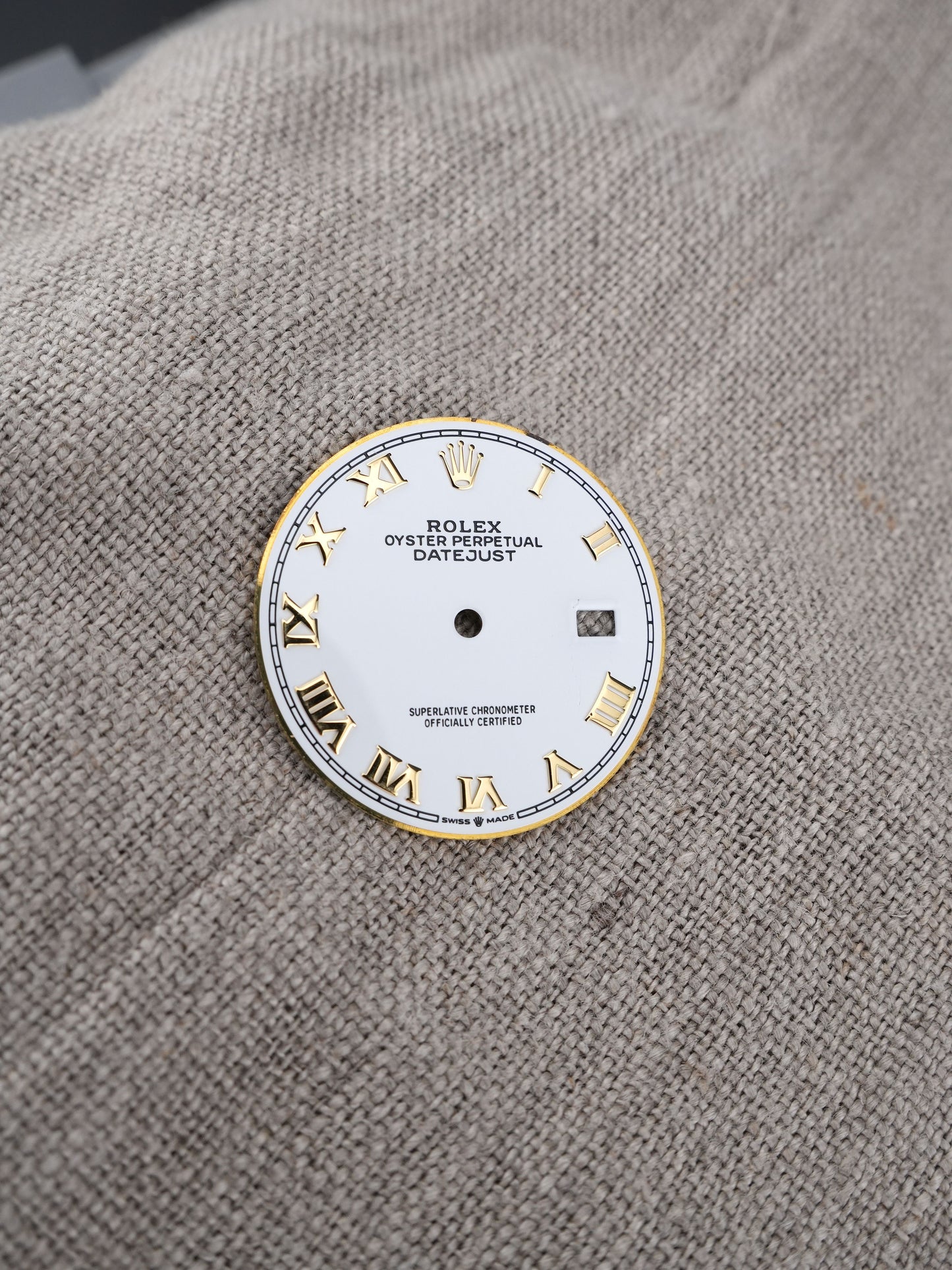 Rolex Zifferblatt Weiß „White Roman“ für Datejust 36 mm Ref. 126223