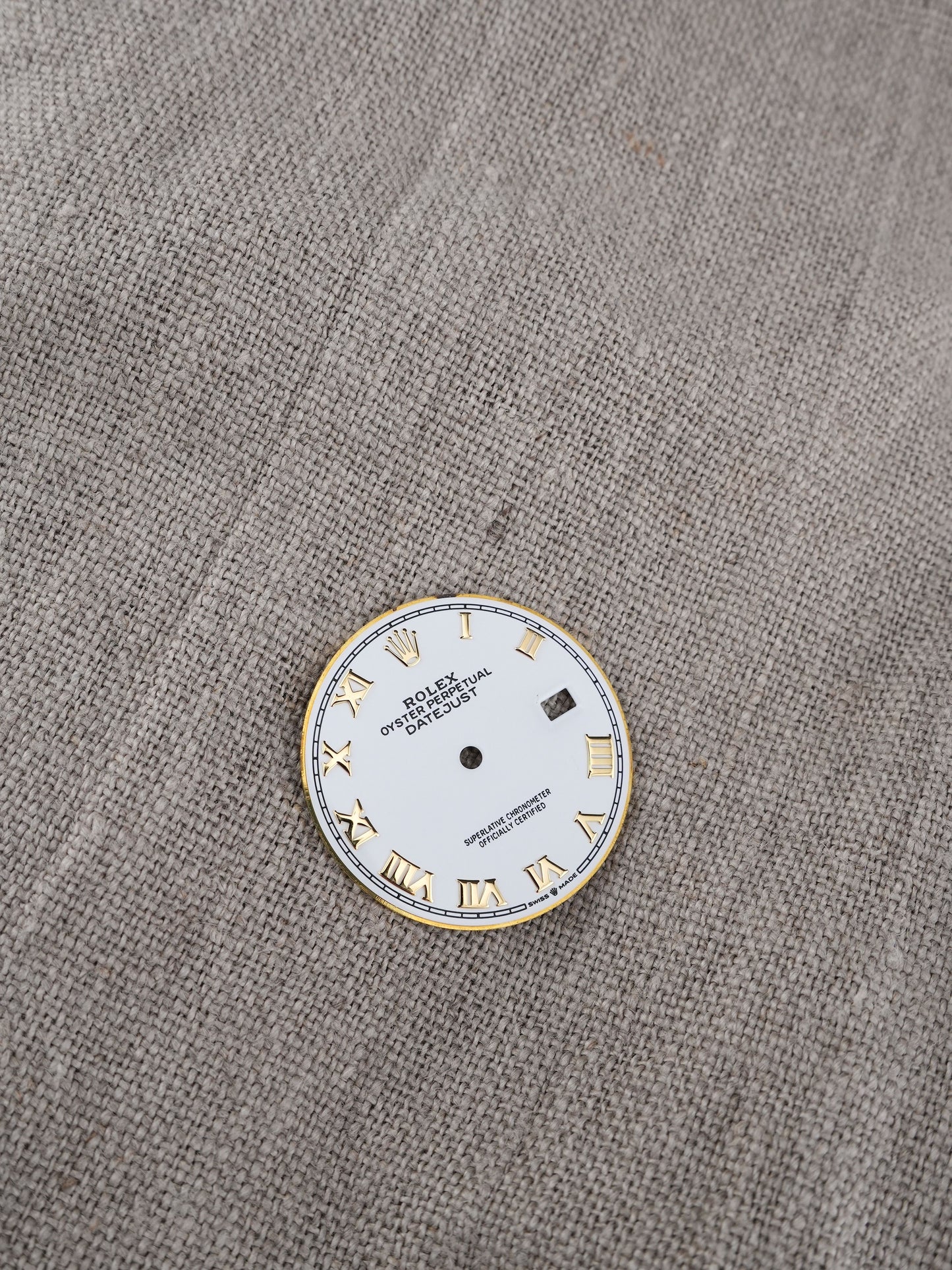Rolex Zifferblatt Weiß „White Roman“ für Datejust 36 mm Ref. 126223