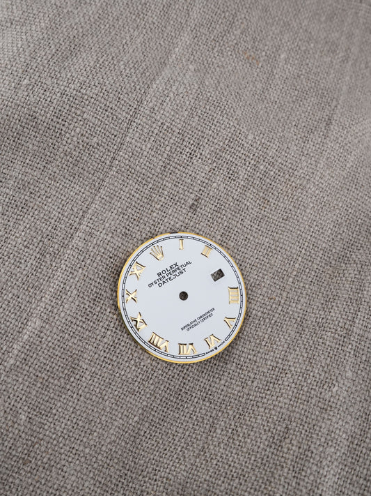 Rolex Zifferblatt Weiß „White Roman“ für Datejust 36 mm Ref. 126223
