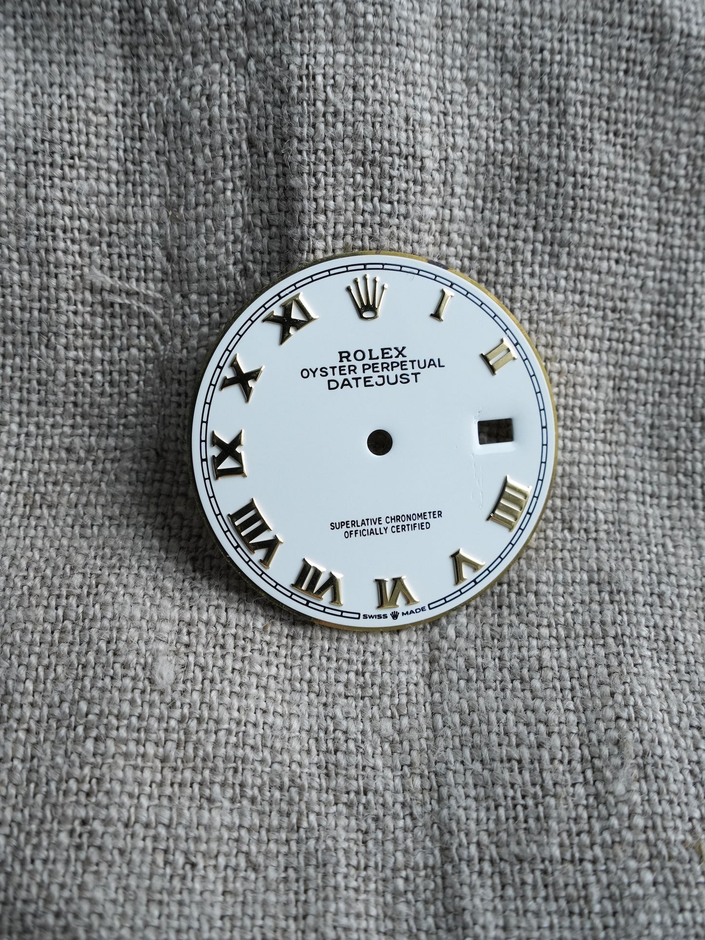Rolex Zifferblatt Weiß „White Roman“ für Datejust 36 mm Ref. 126223