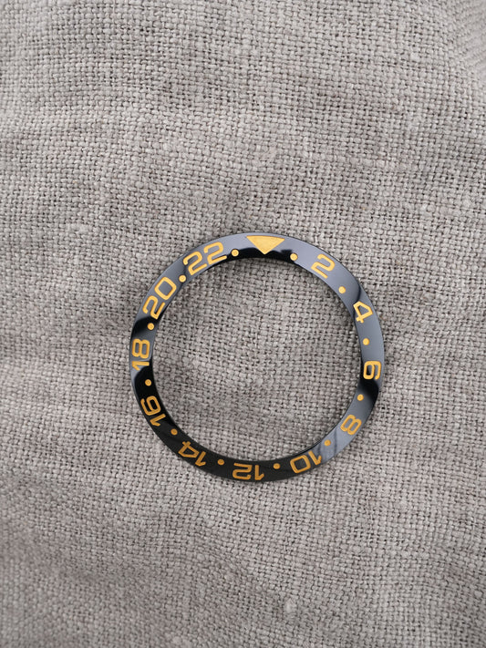 Rolex Ceramic Keramik Einlage | Insert | Inlay für GMT II 116713 | 116718 schwarz
