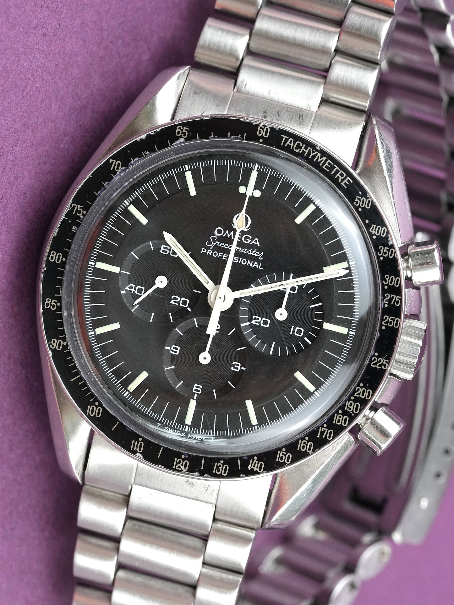 Omega Speedmaster 145.022 ST69 | Step Dial | DNN-Bezel | Straight Writing | 1969