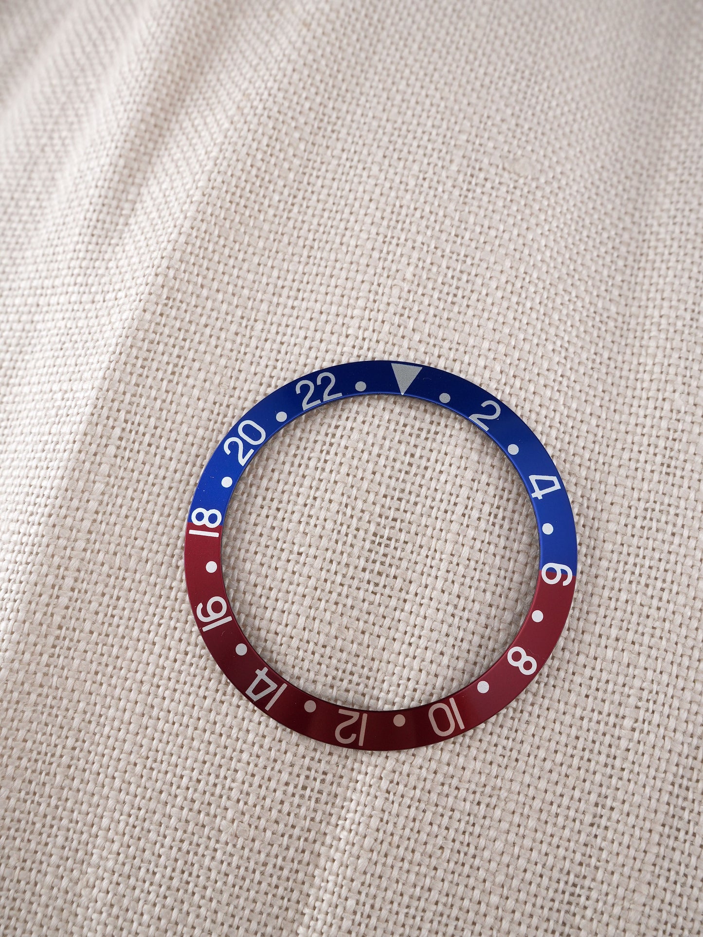 Rolex Insert "Pepsi" Blueback Non-Serif for GMT-Master 1675 | 16750