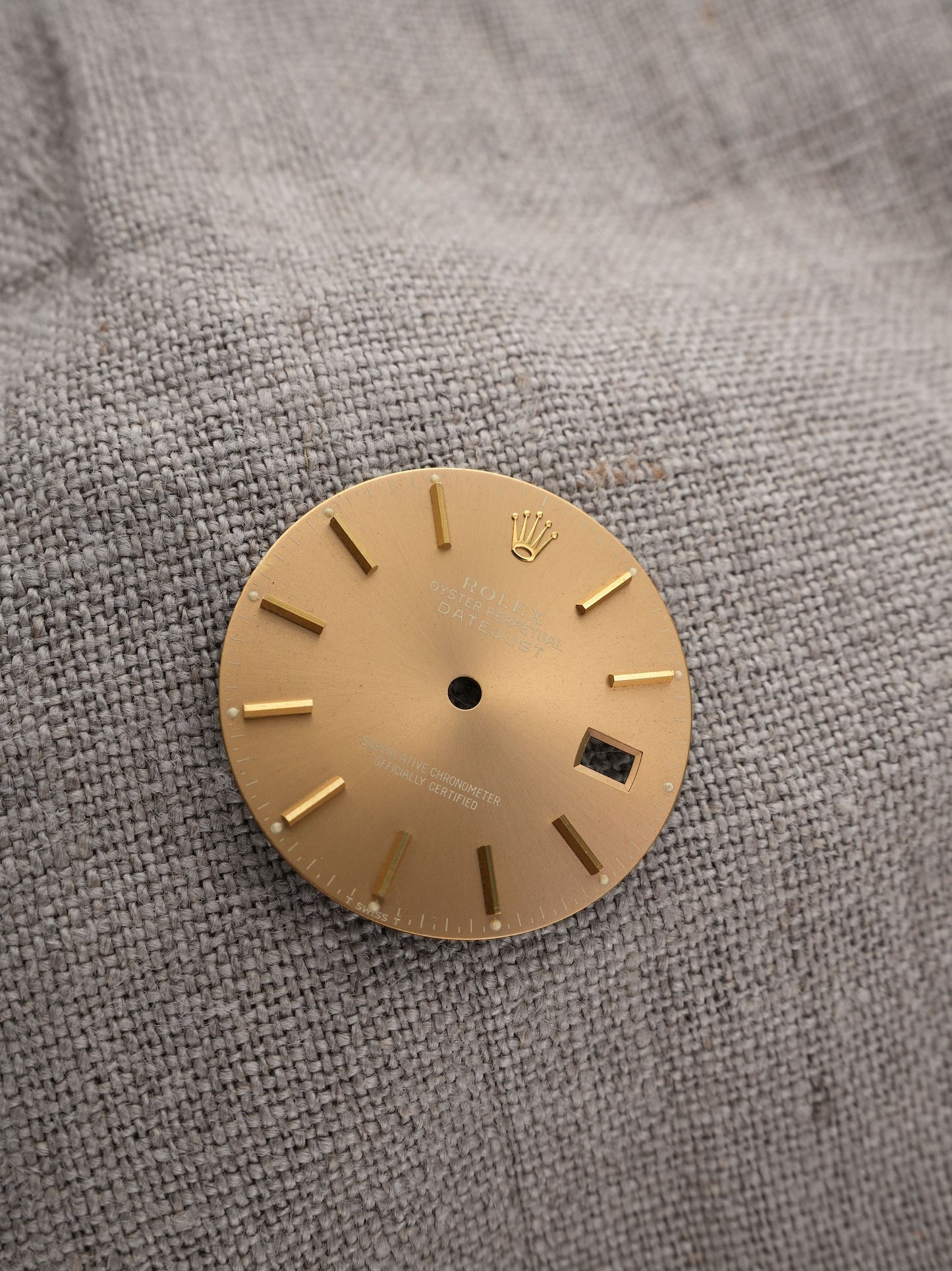 Rolex Zifferblatt Champagne „Brown Havana Ghost“ für Datejust 36 mm Ref. 16233 | 16033 | 16238 Tritium