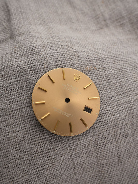 Rolex Zifferblatt Champagne „Brown Havana Ghost“ für Datejust 36 mm Ref. 16233 | 16033 | 16238 Tritium
