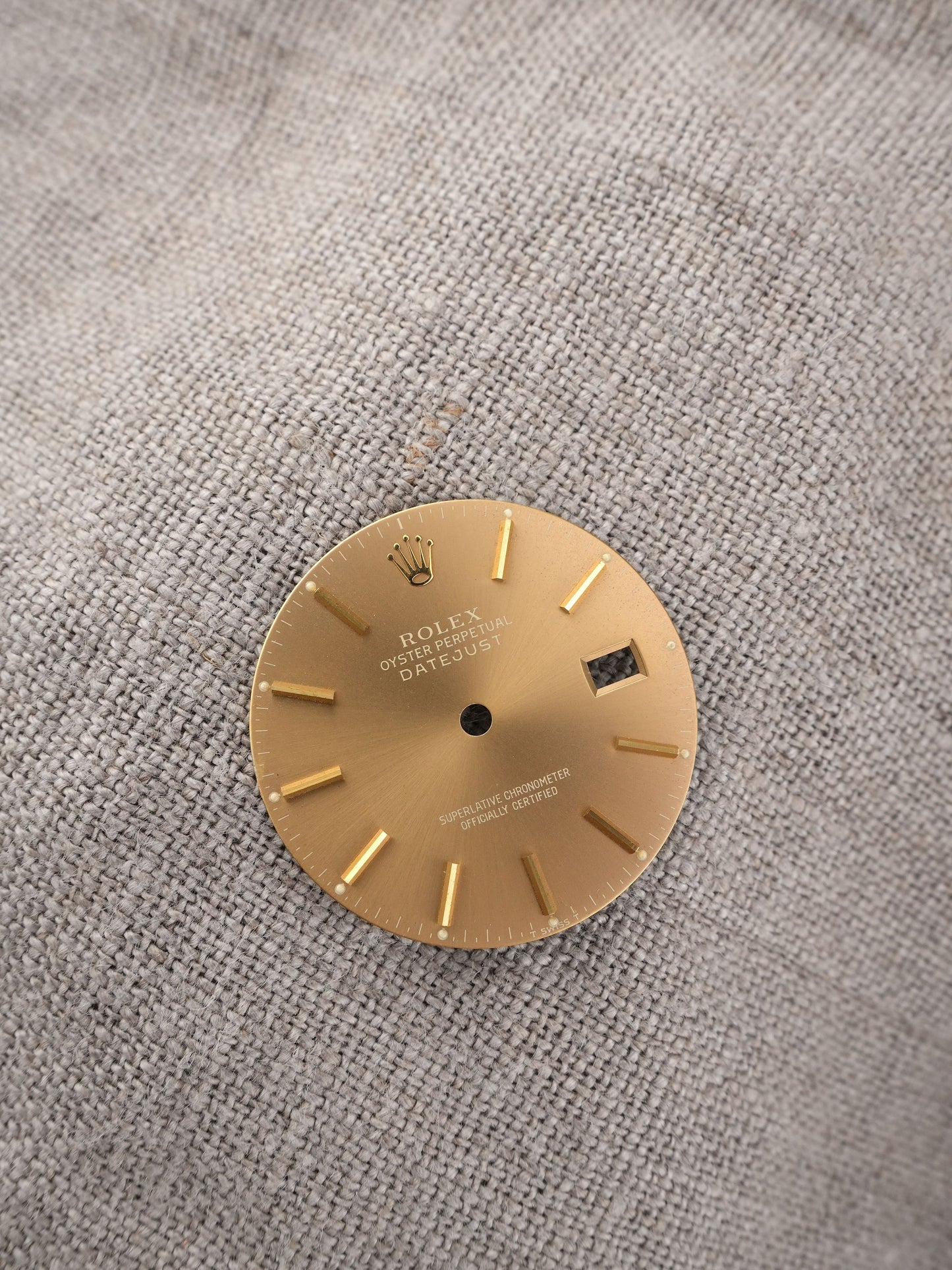 Rolex Zifferblatt Champagne „Brown Havana Ghost“ für Datejust 36 mm Ref. 16233 | 16033 | 16238 Tritium
