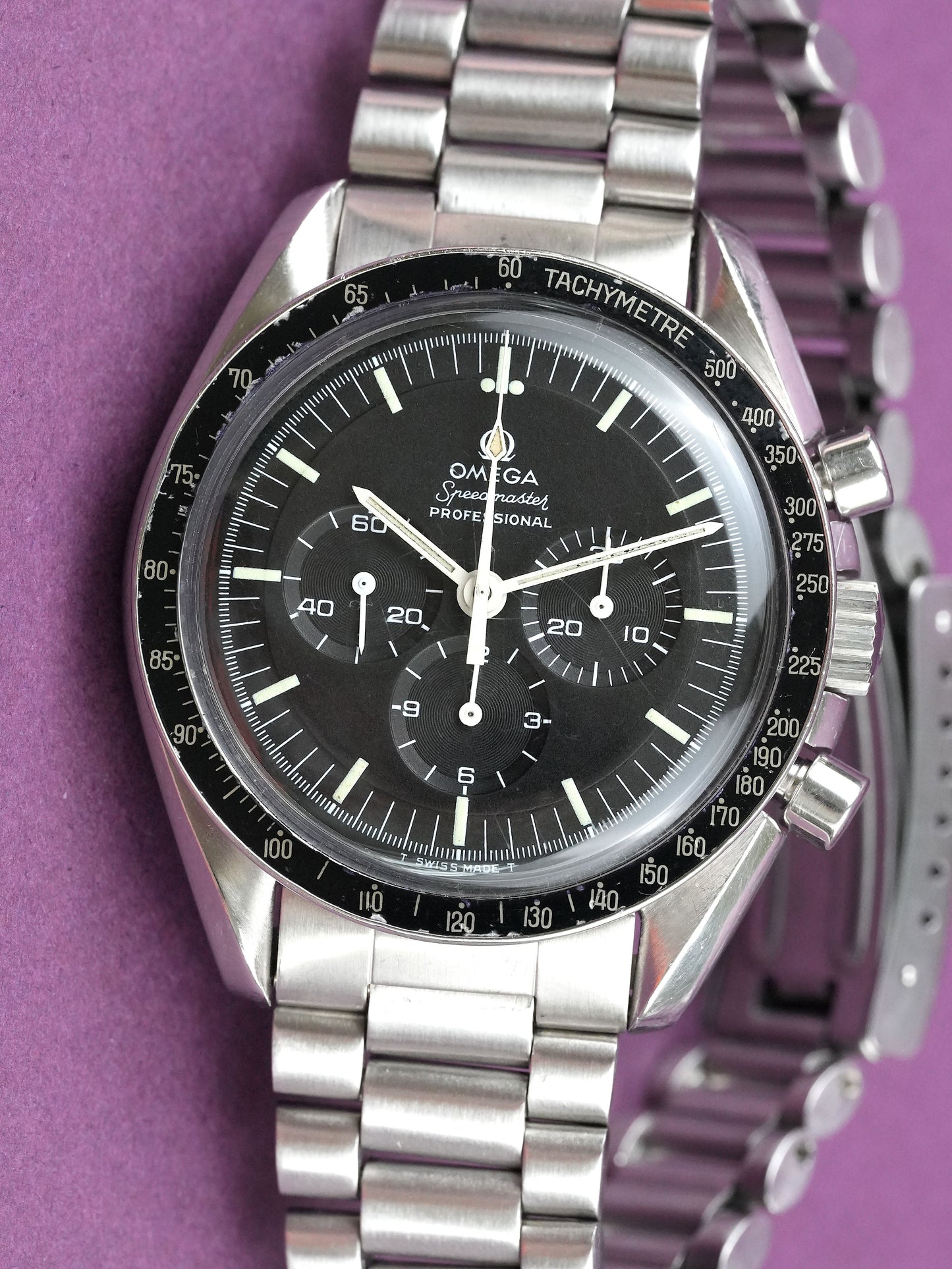Omega Speedmaster 145.022 ST69 | Step Dial | DNN-Bezel | Straight Writing | 1969