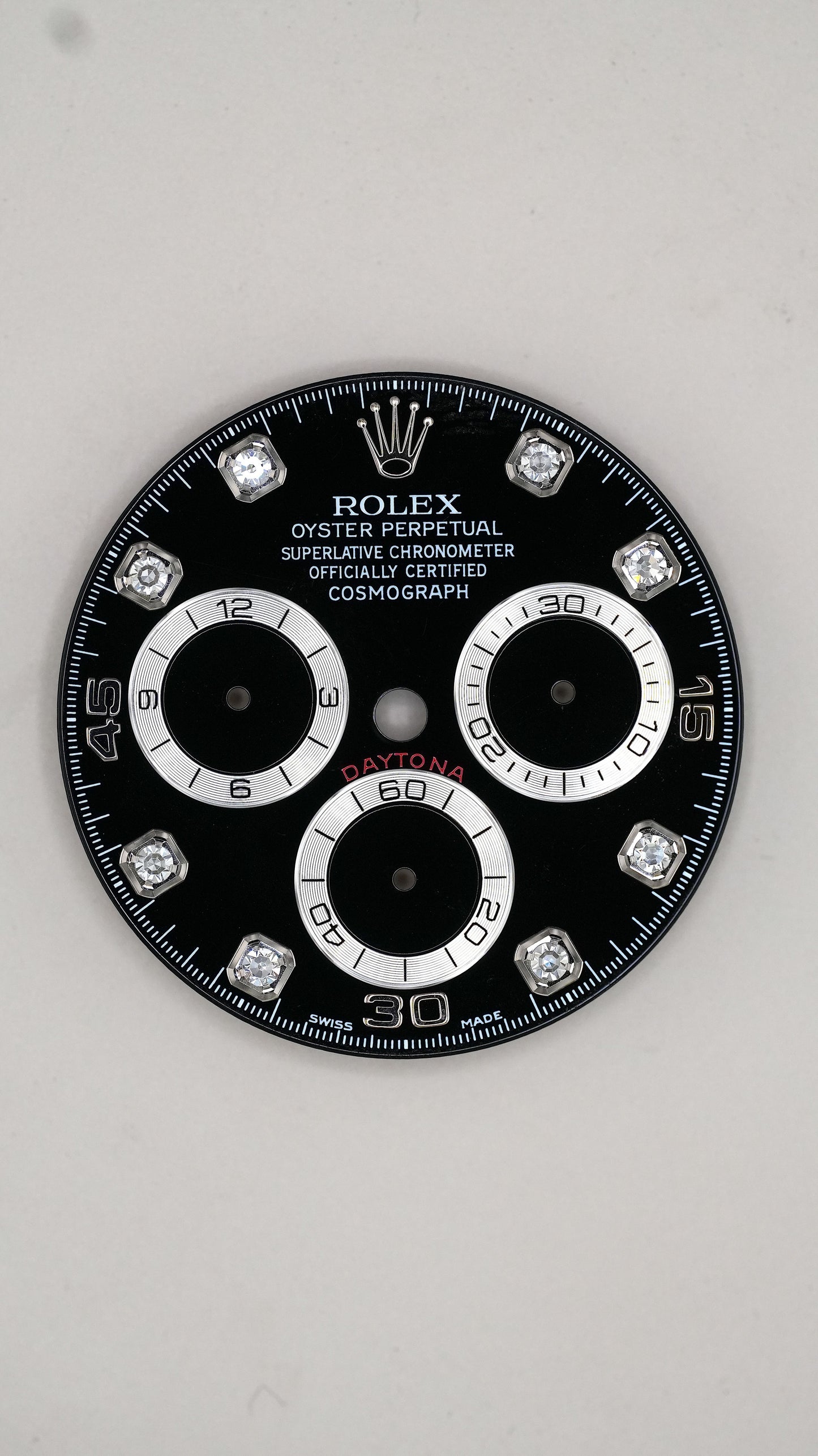 Rolex black diamond dial for Daytona 116520 | 116509 | 116519 | 116500