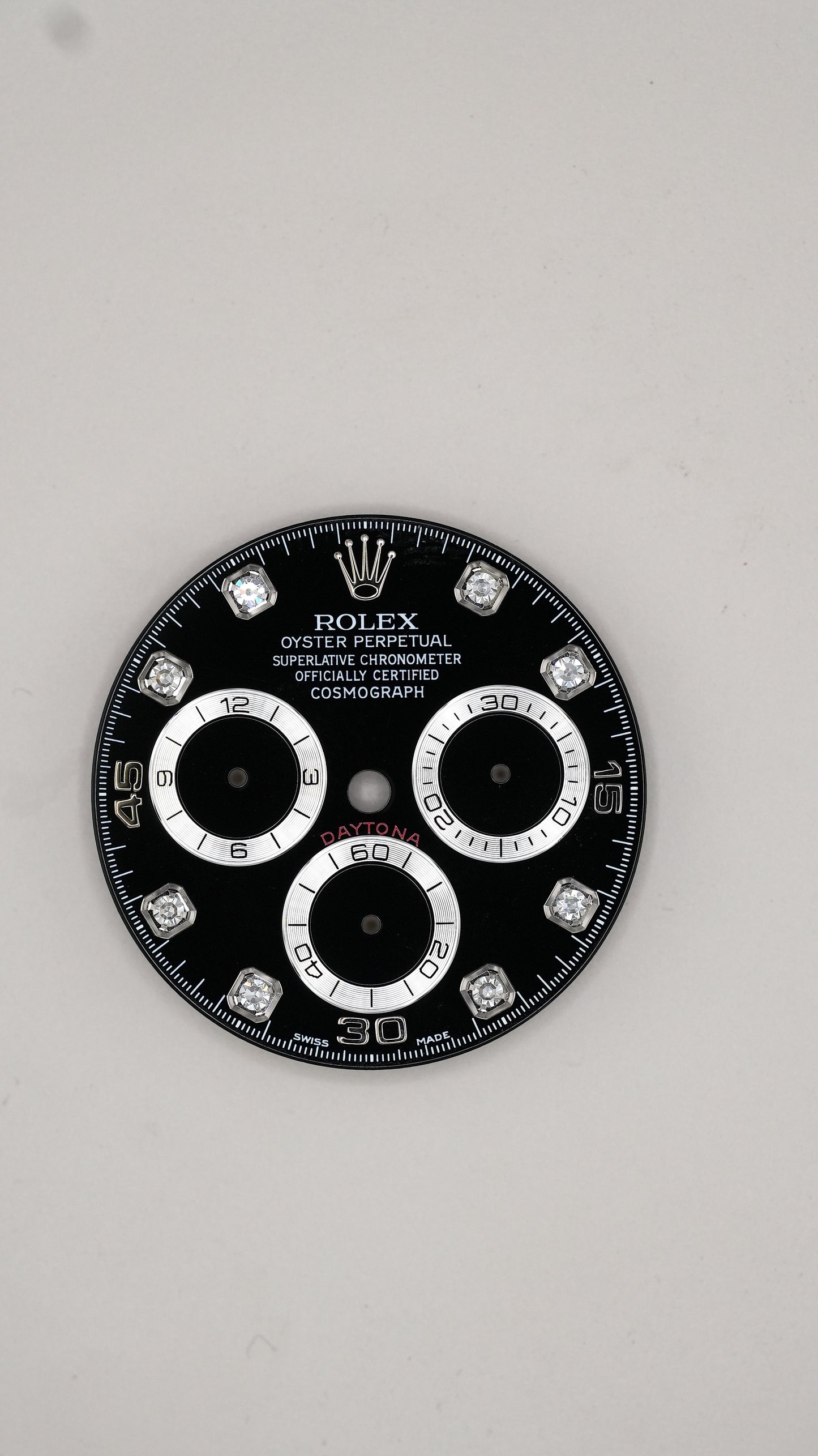 Rolex black diamond dial for Daytona 116520 | 116509 | 116519 | 116500