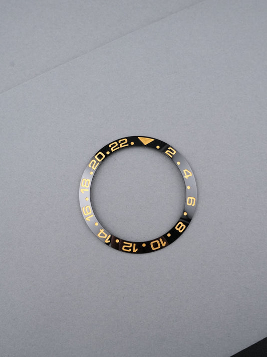 Rolex Ceramic Keramik Einlage | Insert | Inlay für GMT II 116713 | 116718 schwarz (Copy)