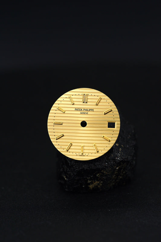 Patek Philippe NOS dial for yellow gold and steel gold Nautilus 3800J Tritium (dark yellow sigma Dial)