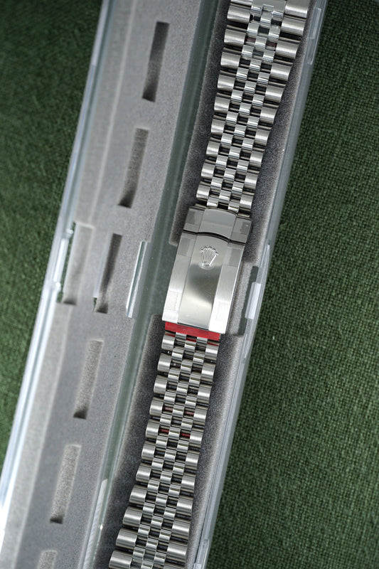 Rolex NOS (Verklebt) Jubilee Stahl Armband 62610 21mm für Datejust 41 Mm 126300 | 126334