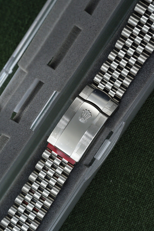 Rolex NOS (Verklebt) Jubilee Stahl Armband 62610 21mm für Datejust 41 Mm 126300 | 126334