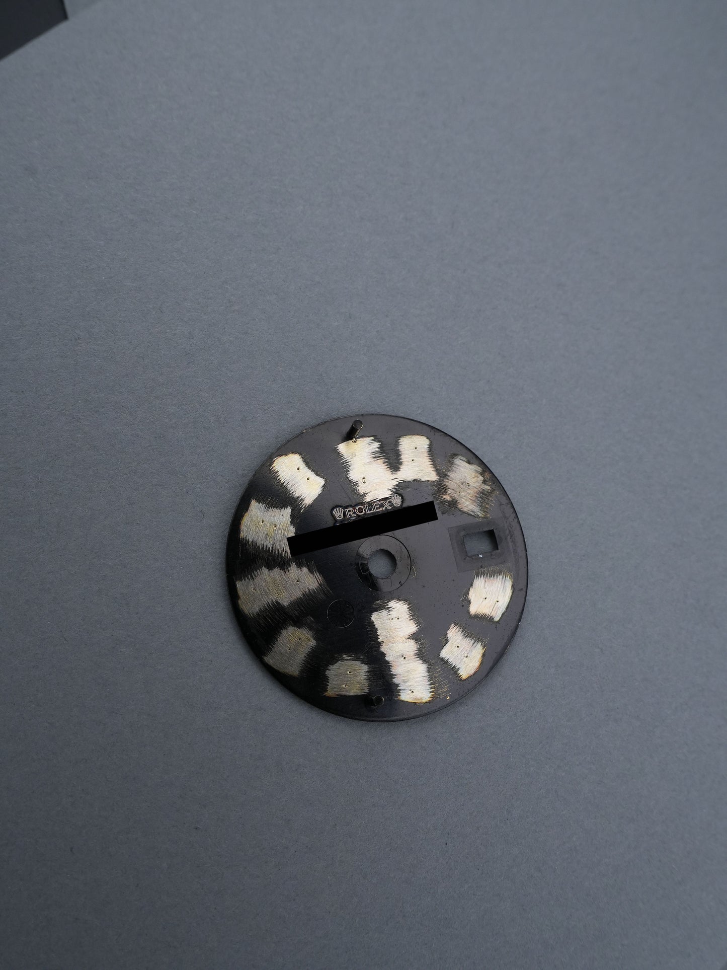 Rolex NOS Zifferblatt Schwarz „Nipple Dial“ Swiss Only Service Dial für GMT-Master Ref. 1675/3 | 1675/8