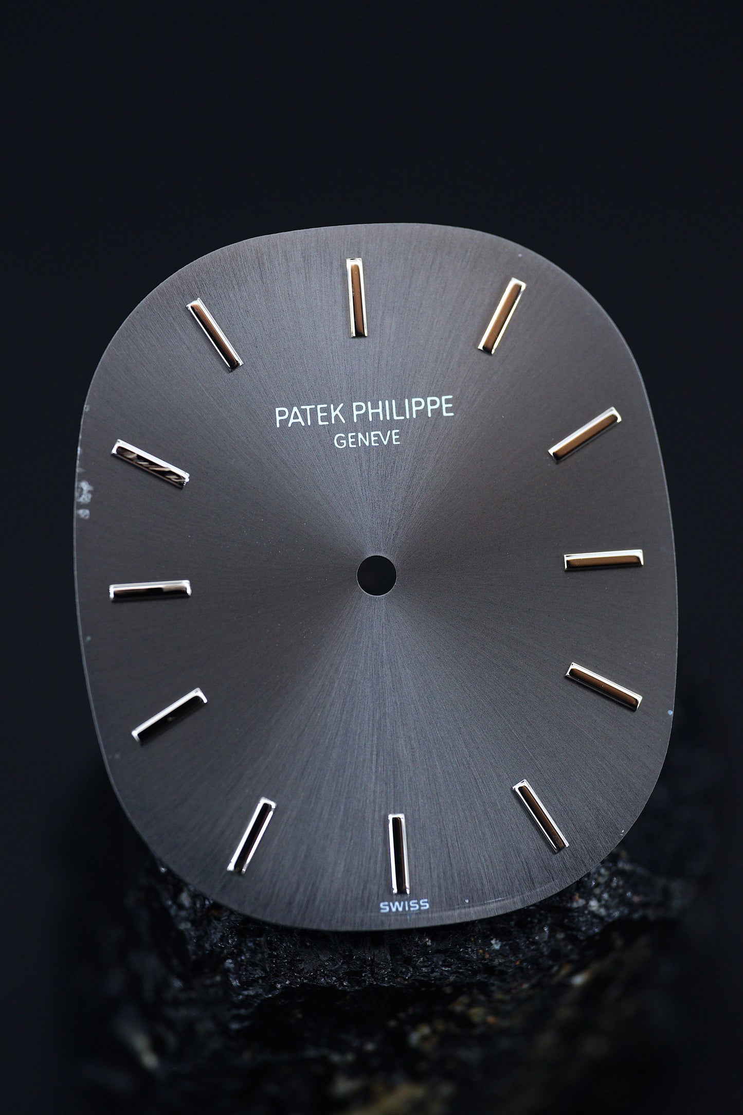 Patek Philippe graues Zifferblatt ,,Swiss Dial'' für Ellipse 3738G inkl. Zeigersatz