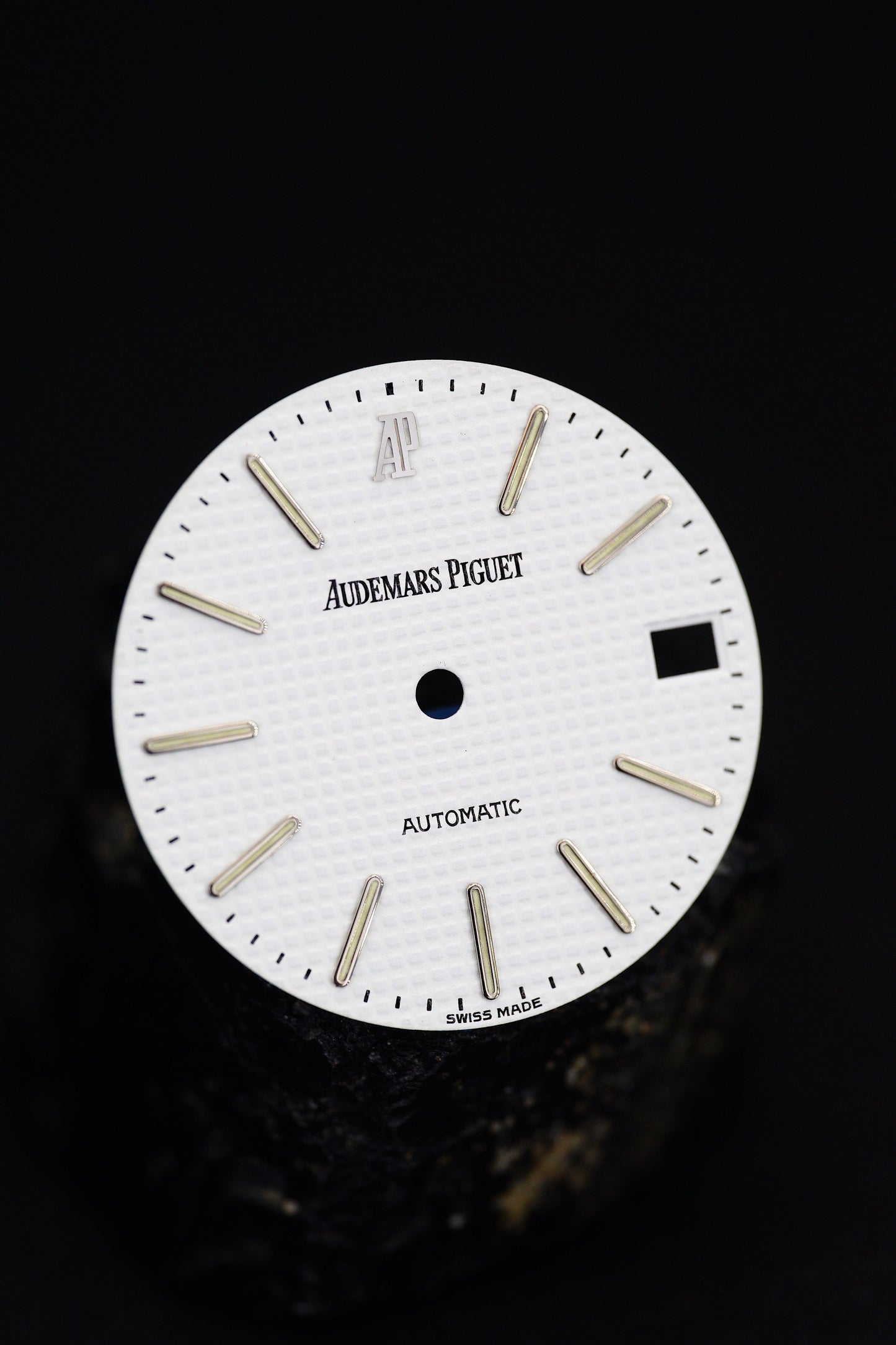Audemars Piguet NOS weißes Zifferblatt für Royal Oak 14790 MK2 Tritium 26,8mm Durchmesser