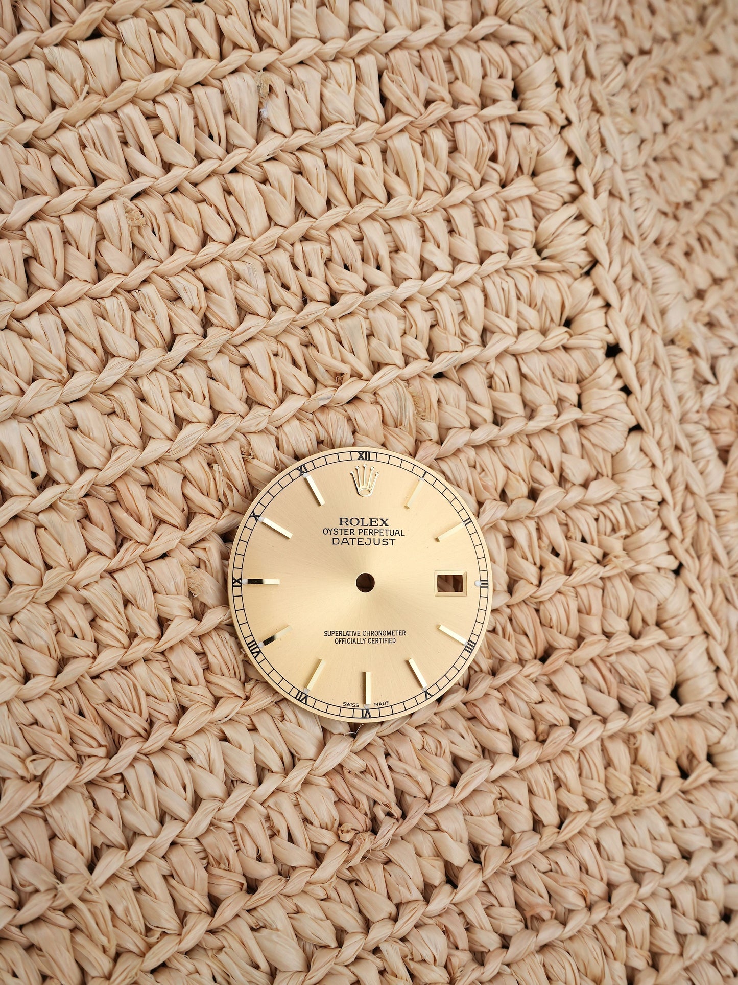 Rolex Zifferblatt Champagner für OP Datejust 36 mm 16233 | 16013 | 16018 Luminova