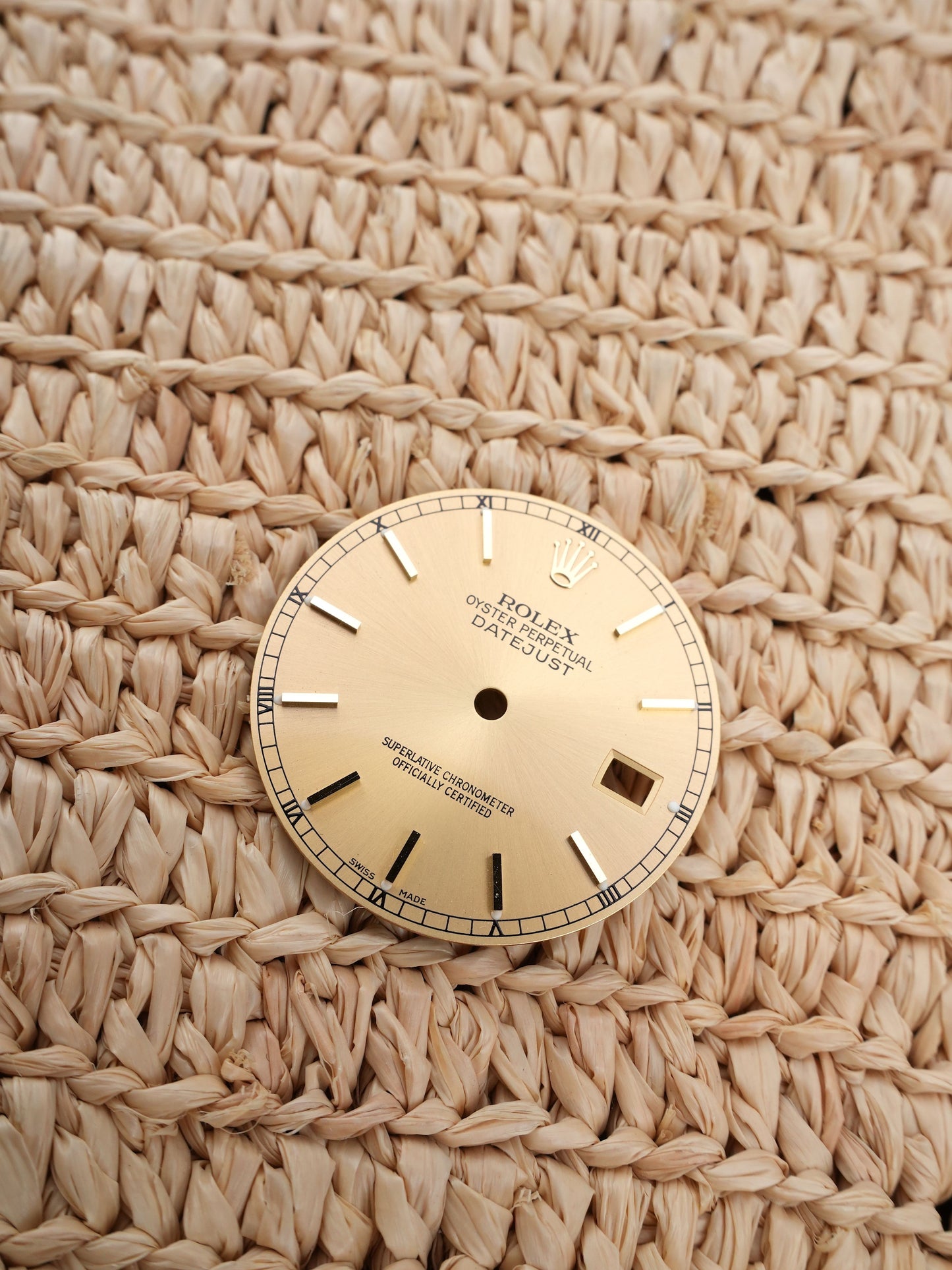 Rolex Zifferblatt Champagner für OP Datejust 36 mm 16233 | 16013 | 16018 Luminova