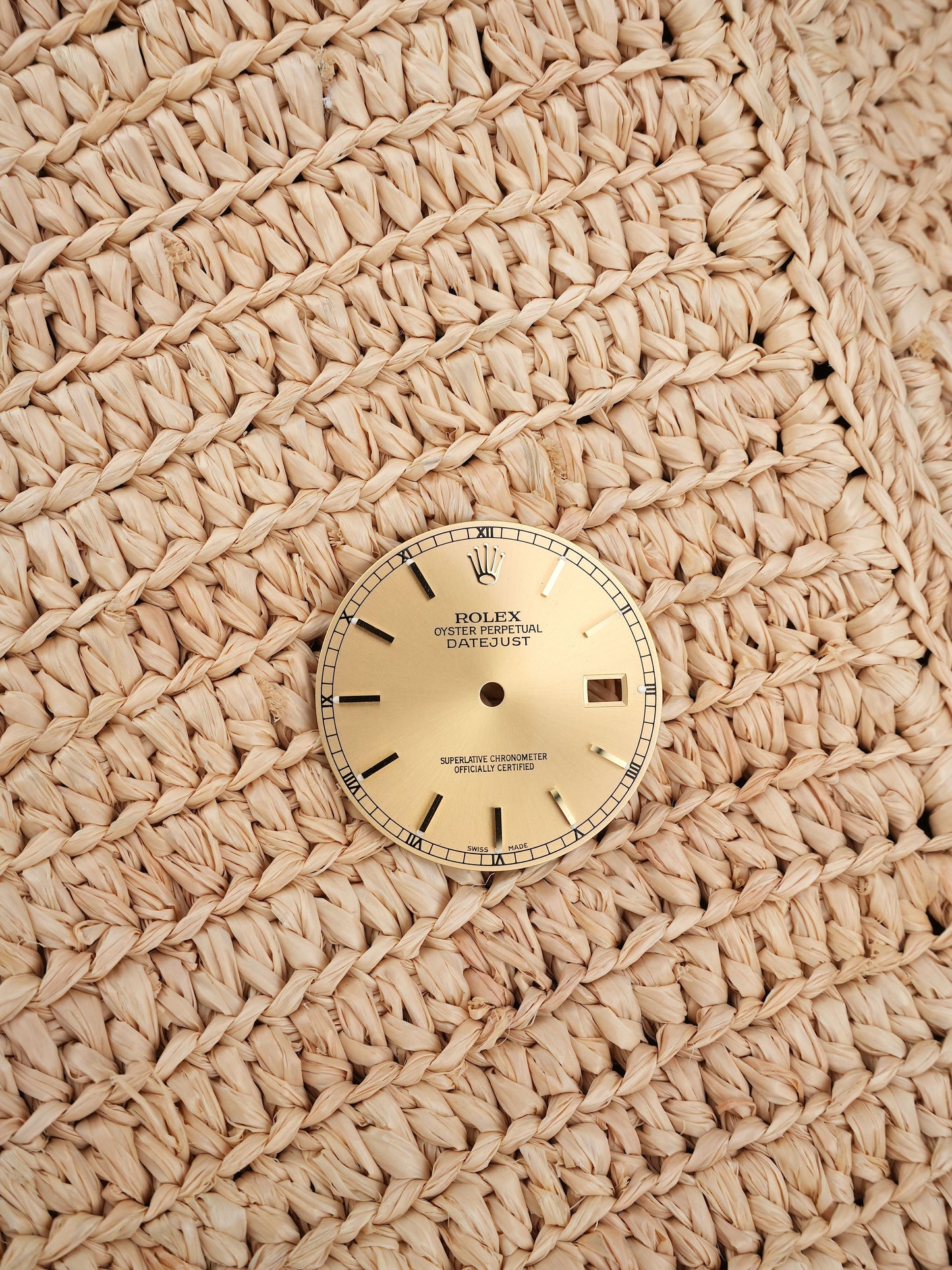 Rolex Zifferblatt Champagner für OP Datejust 36 mm 16233 | 16013 | 16018 Luminova