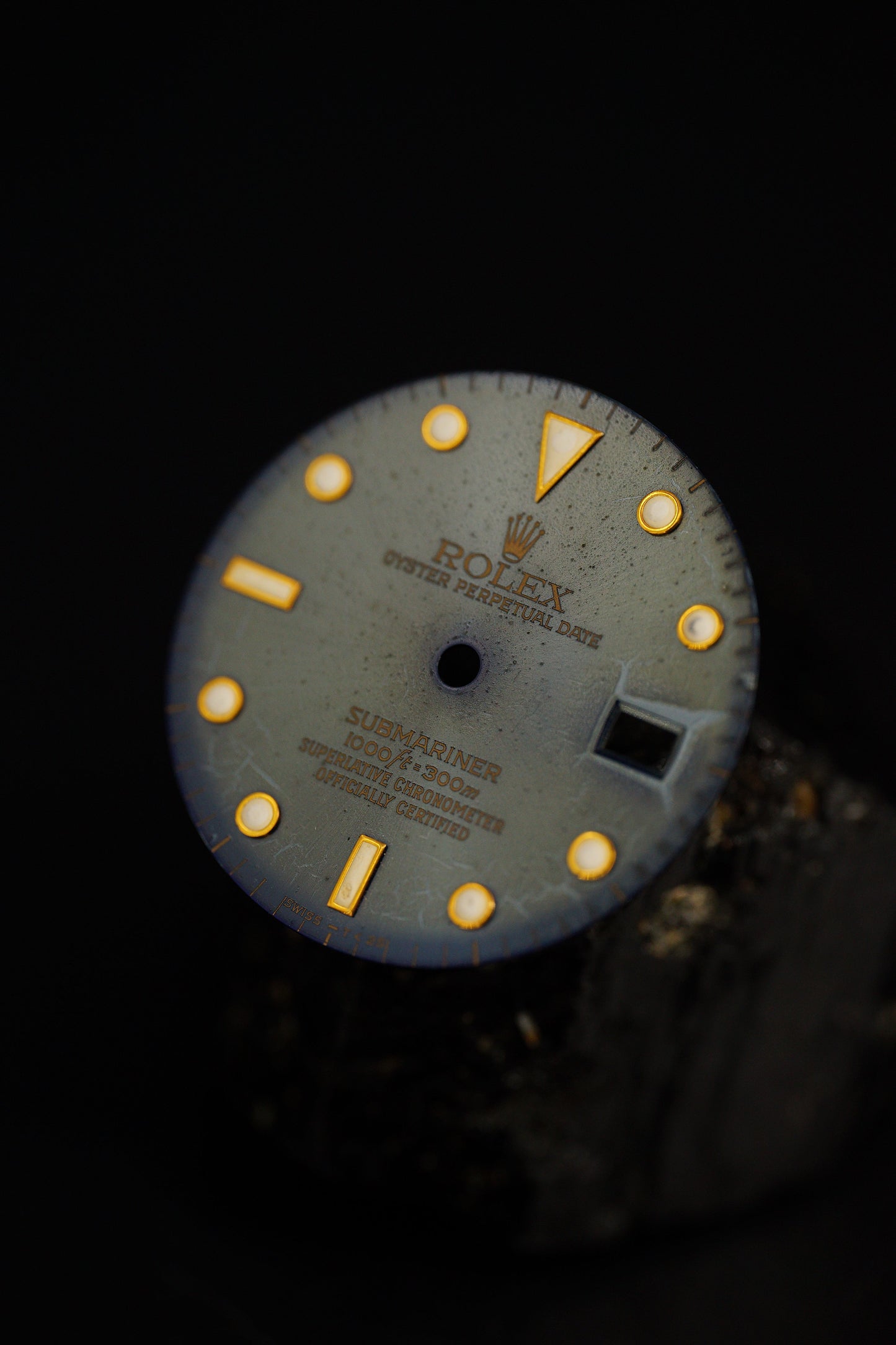 Rolex Zifferblatt faded für Submariner 16610 | 16800 | 168000 Tritium Patina