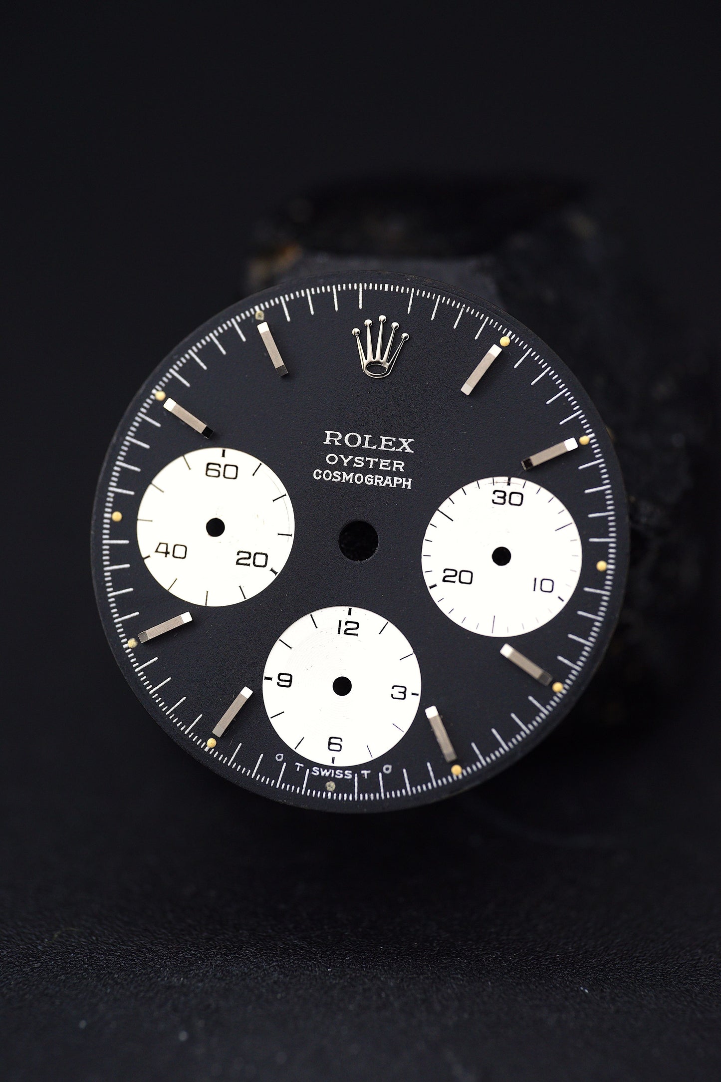 Rolex schwarzes Zifferblatt für Handaufzugs-Daytona 6263 | 6265