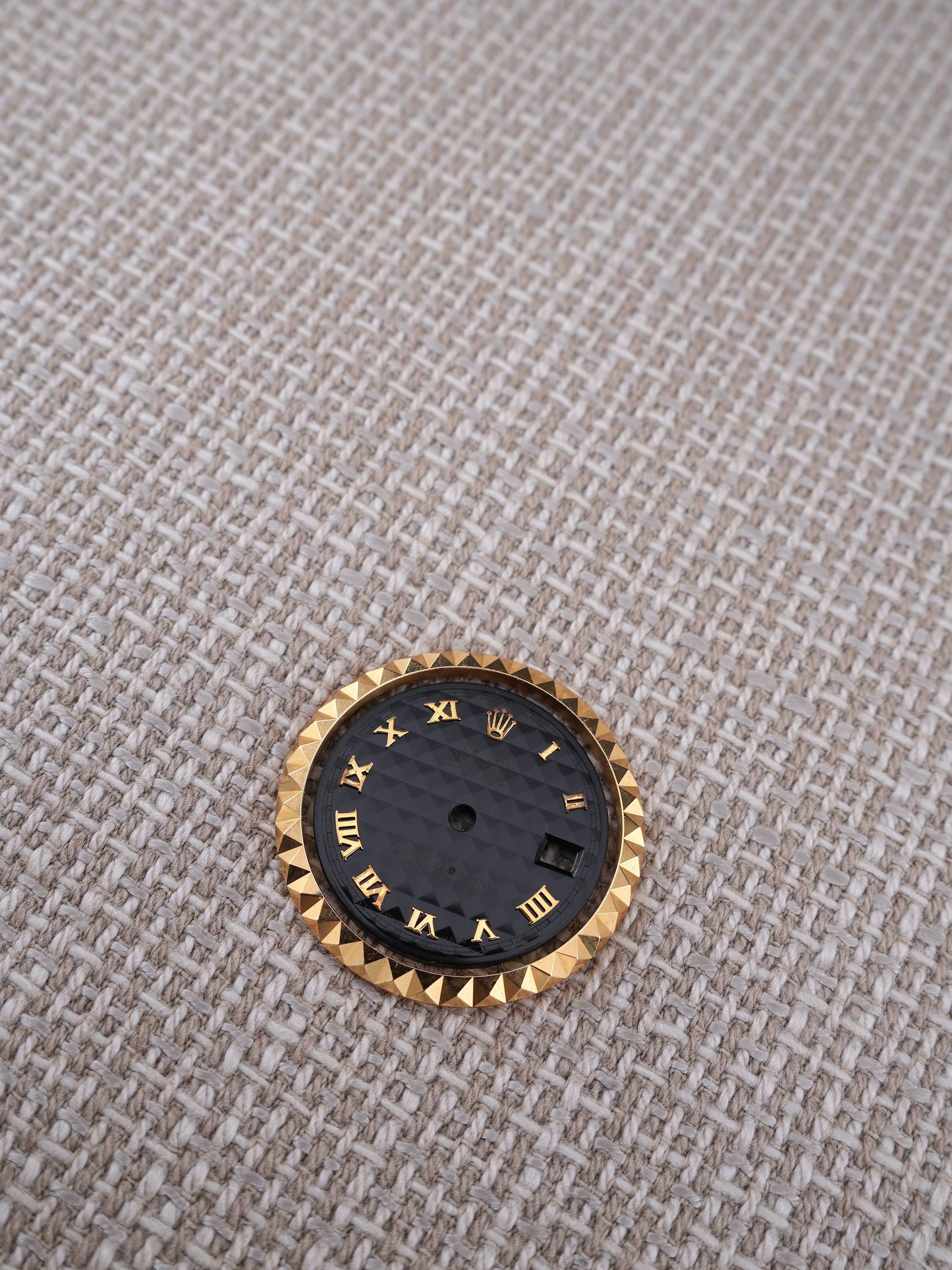 Rolex Pyramid Zifferblatt & Lünette für Lady-Datejust 69173 | 69178 26 mm Gelbgold
