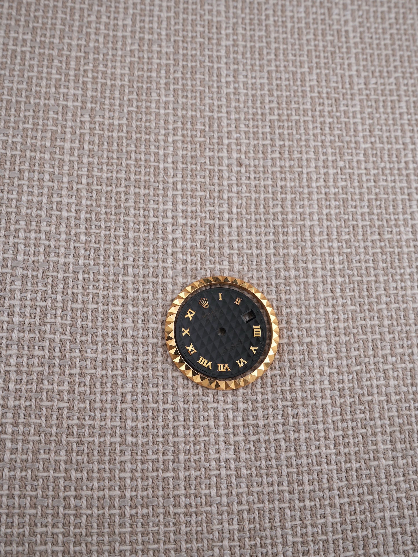 Rolex Pyramid Zifferblatt & Lünette für Lady-Datejust 69173 | 69178 26 mm Gelbgold