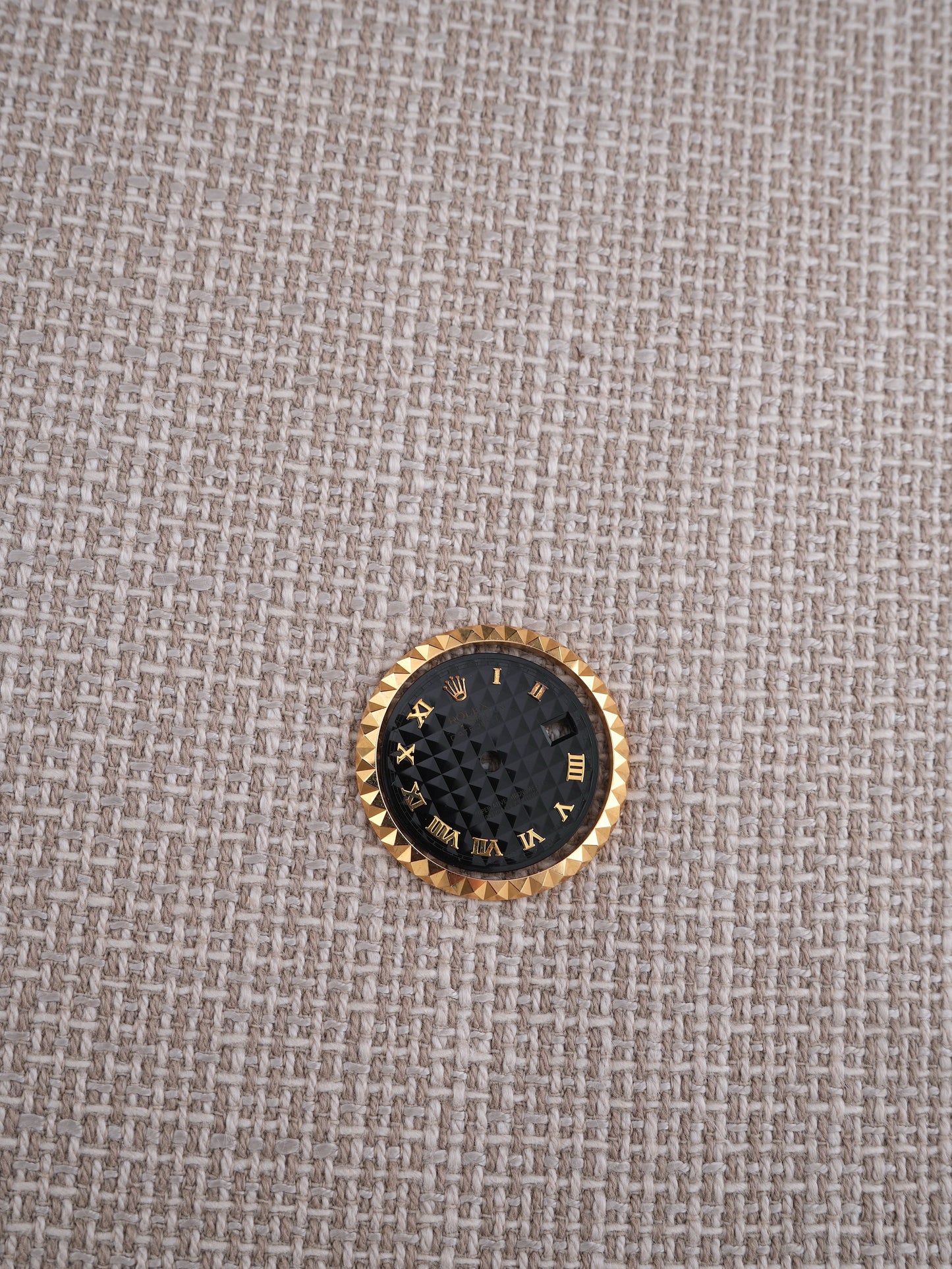 Rolex Pyramid Zifferblatt & Lünette für Lady-Datejust 69173 | 69178 26 mm Gelbgold