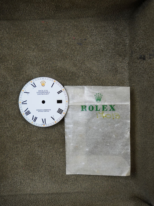 Rolex Buckley Dial for Oysterquartz Datejust 17013 Pumpkin Patina Tritium