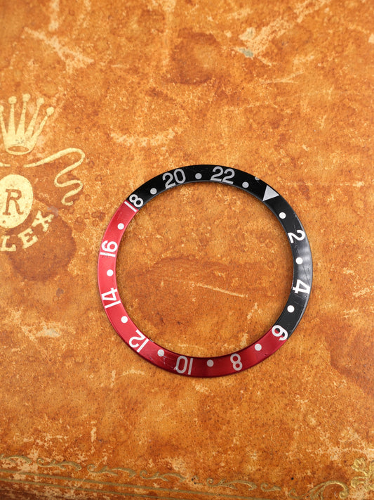 Rolex Inlay | Insert | Einlage Schwarz/Rot „Coke“ für GMT-Master 16700 | GMT-Master II 16710 | 16760