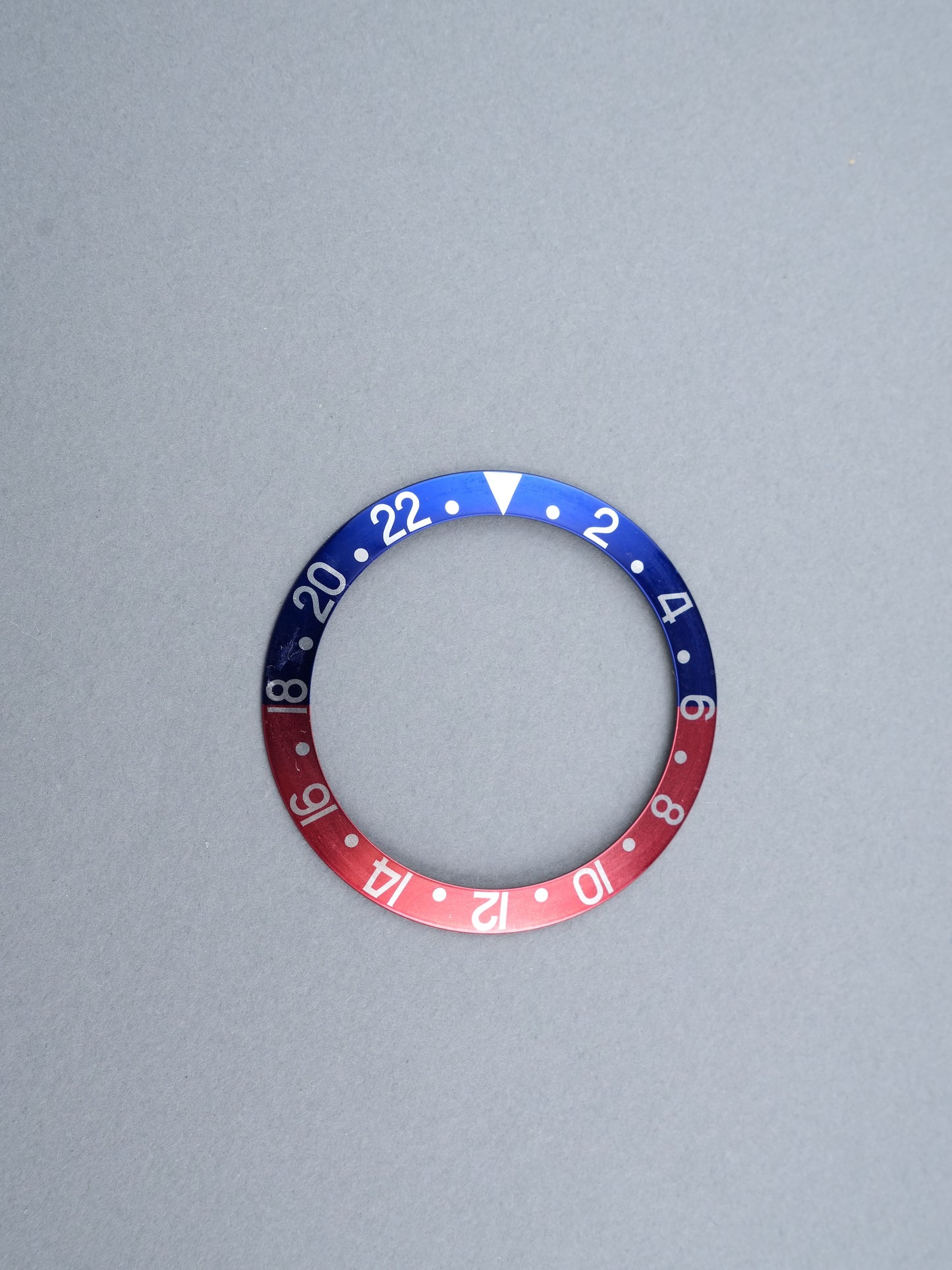 Rolex Bezel Inlay | Insert | Non-Serif Mid Font Blue/Red “Pepsi” for GMT-Master 1675 | 16750