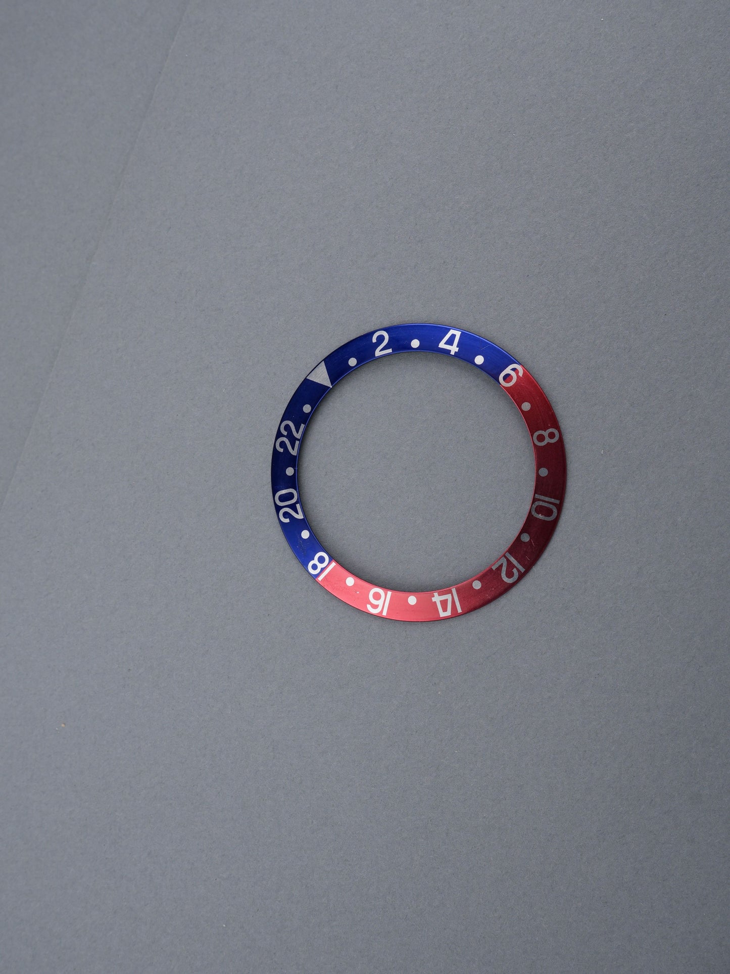 Rolex Bezel Inlay | Insert | Non-Serif Mid Font Blue/Red “Pepsi” for GMT-Master 1675 | 16750