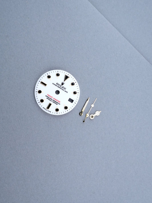 Rolex Zifferblatt weiß inkl. Zeigersatz für Yacht-Master 69623 | 29mm