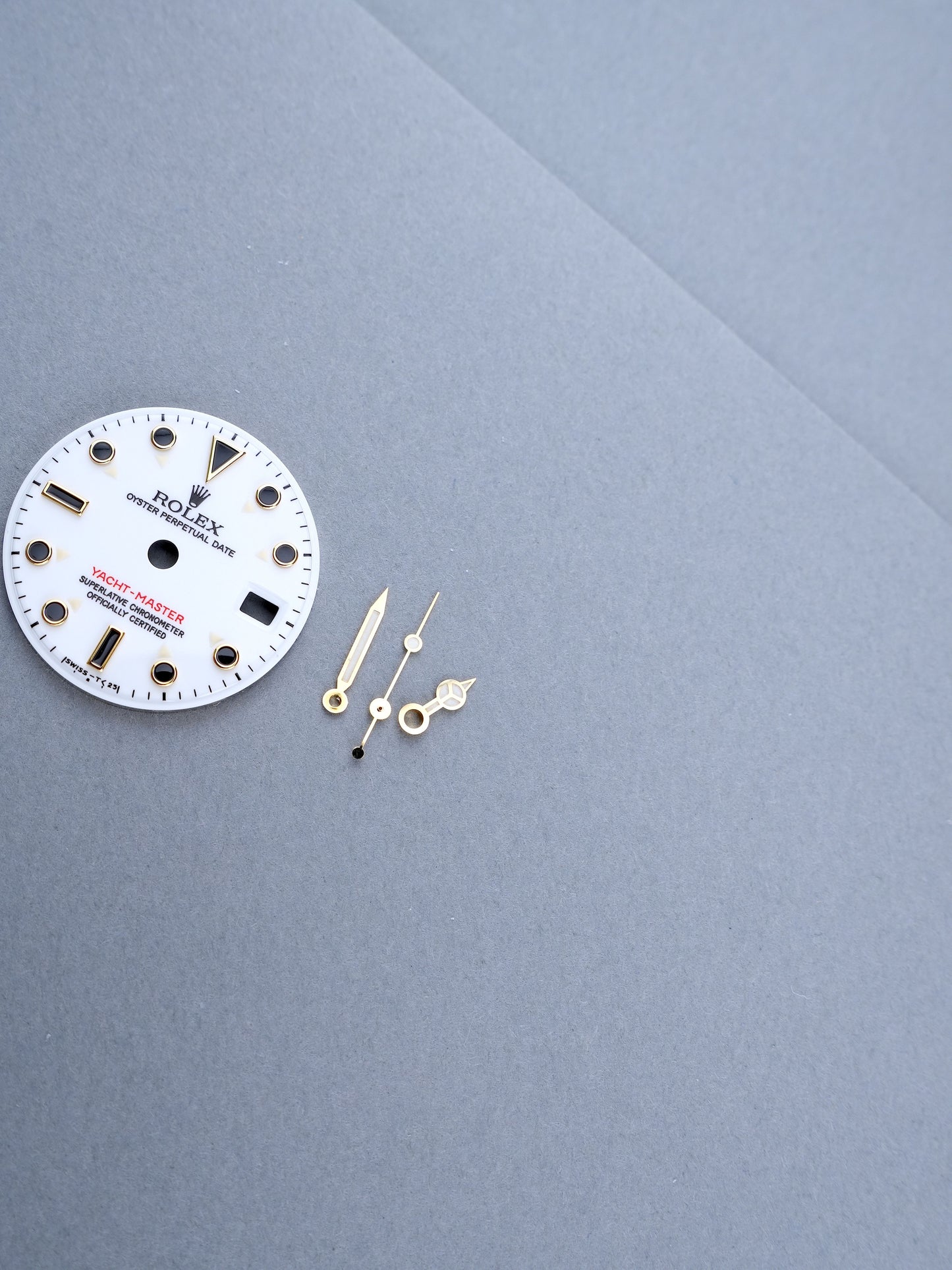 Rolex White Dial with Hand Set for Yacht-Master 69623 | 29 mm