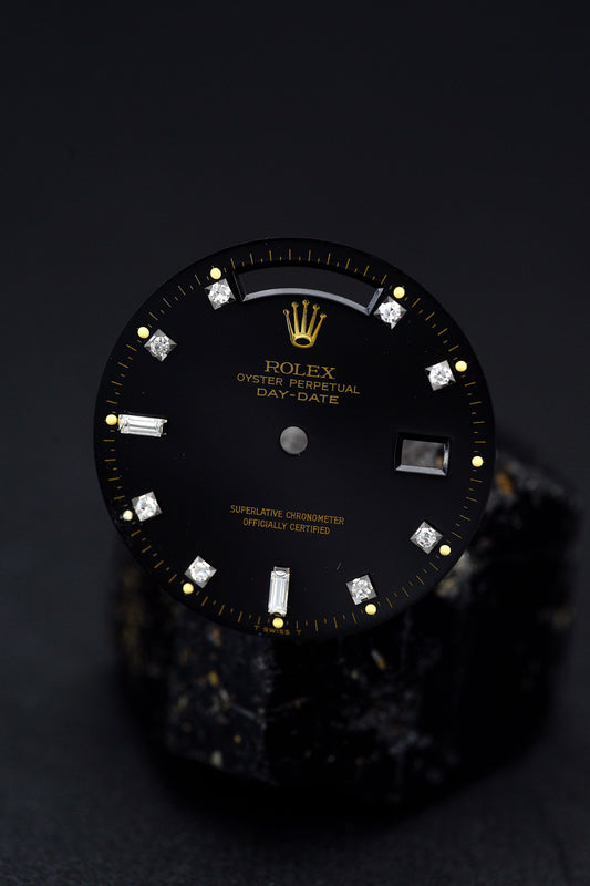 Rolex Schwarzes Diamant Zifferblatt ''Black Diamond Dial'' für Day-Date 36 mm 18038 | 18238 Tritium