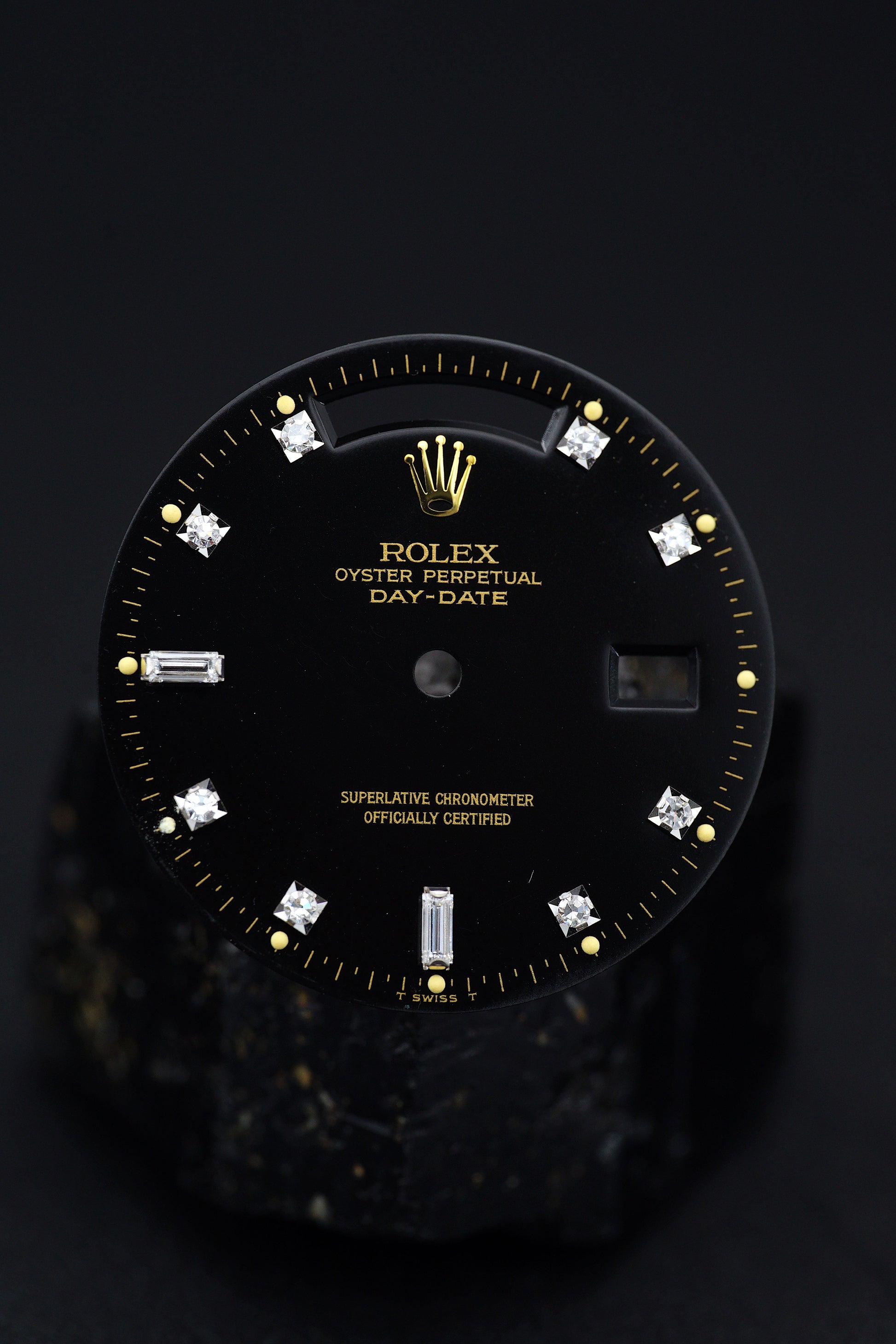 Oyster Perpetual Rolex Damenuhr Grünes Zifferblatt Rolex Day Date