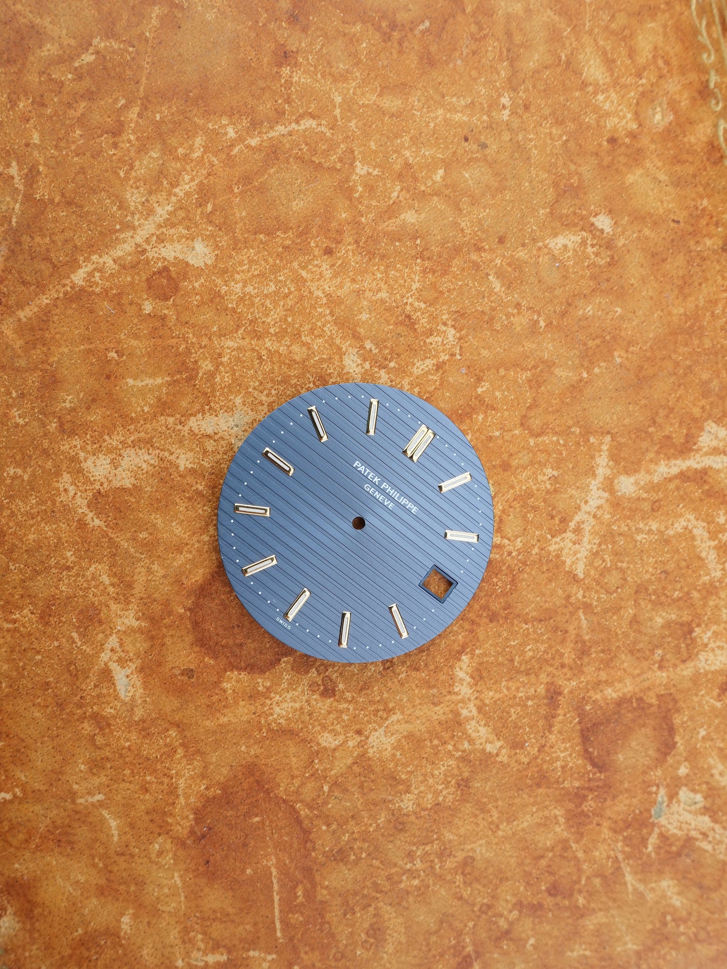 Patek Philippe Service Dial, Light Blue “Swiss Only” for Nautilus 3700
