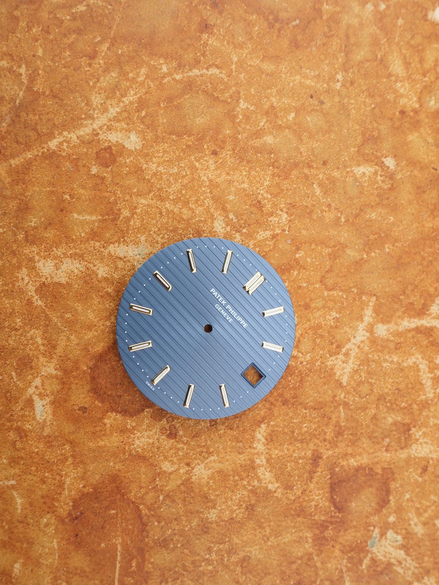 Patek Philippe Service Dial, Light Blue “Swiss Only” for Nautilus 3700