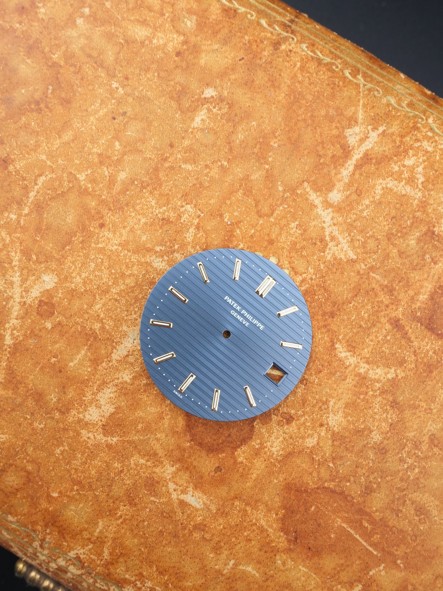 Patek Philippe Service Dial, Light Blue “Swiss Only” for Nautilus 3700