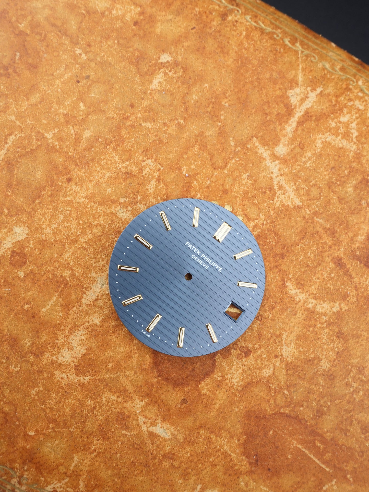 Patek Philippe Service Dial, Light Blue “Swiss Only” for Nautilus 3700